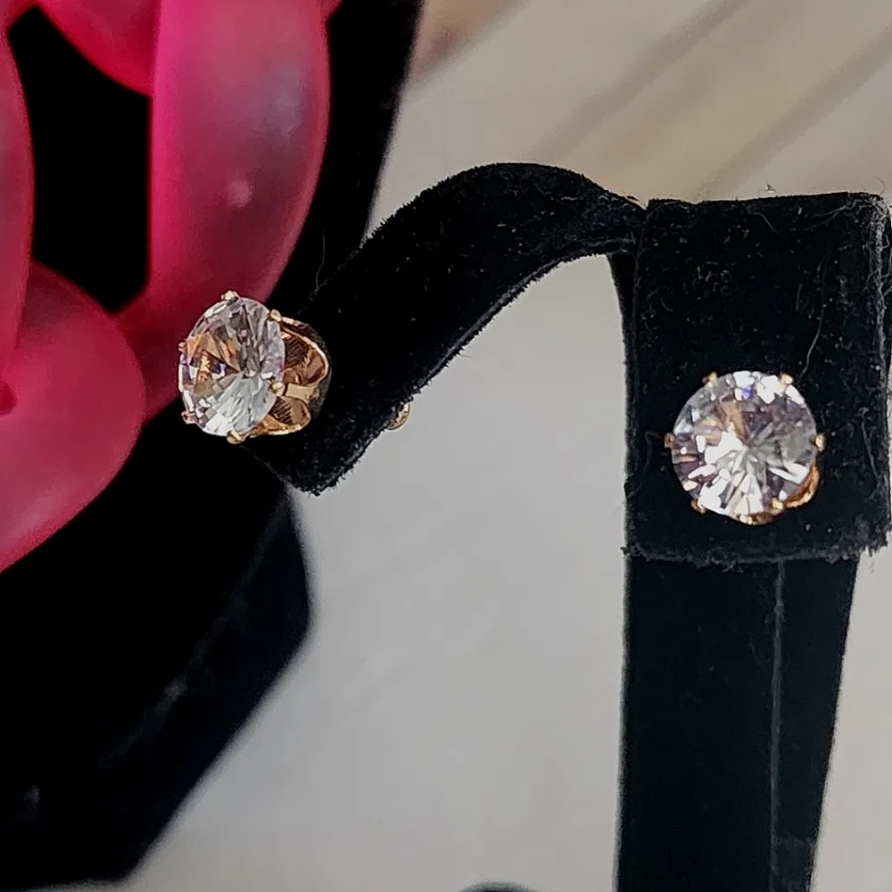 Chunk Pink Acrylic Chain Link Necklace and Earrings Set New - Image 2