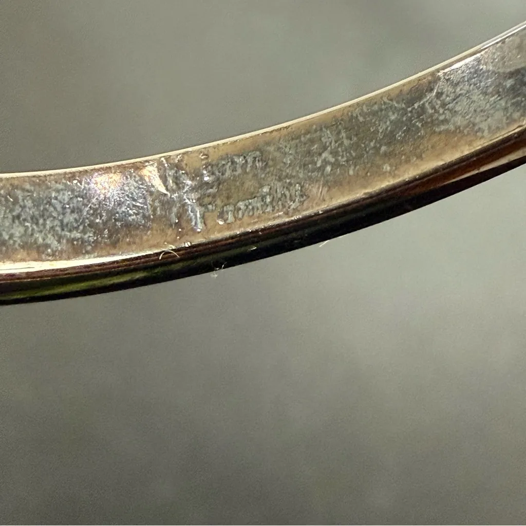 LIA SOPHIA Kiam Family Gunmetal Tone Rhinestones Crystal Cuff Bracelet 27g. - Image 8