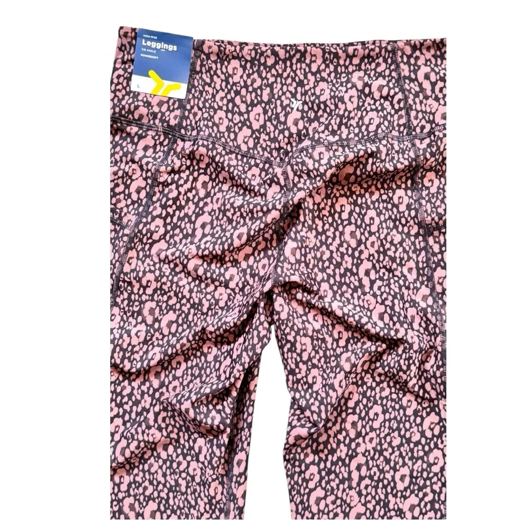 Old Navy Athletic Sporty Women's High Rise 7/8 Ankle Powersoft Leggings Sz L - Image 8
