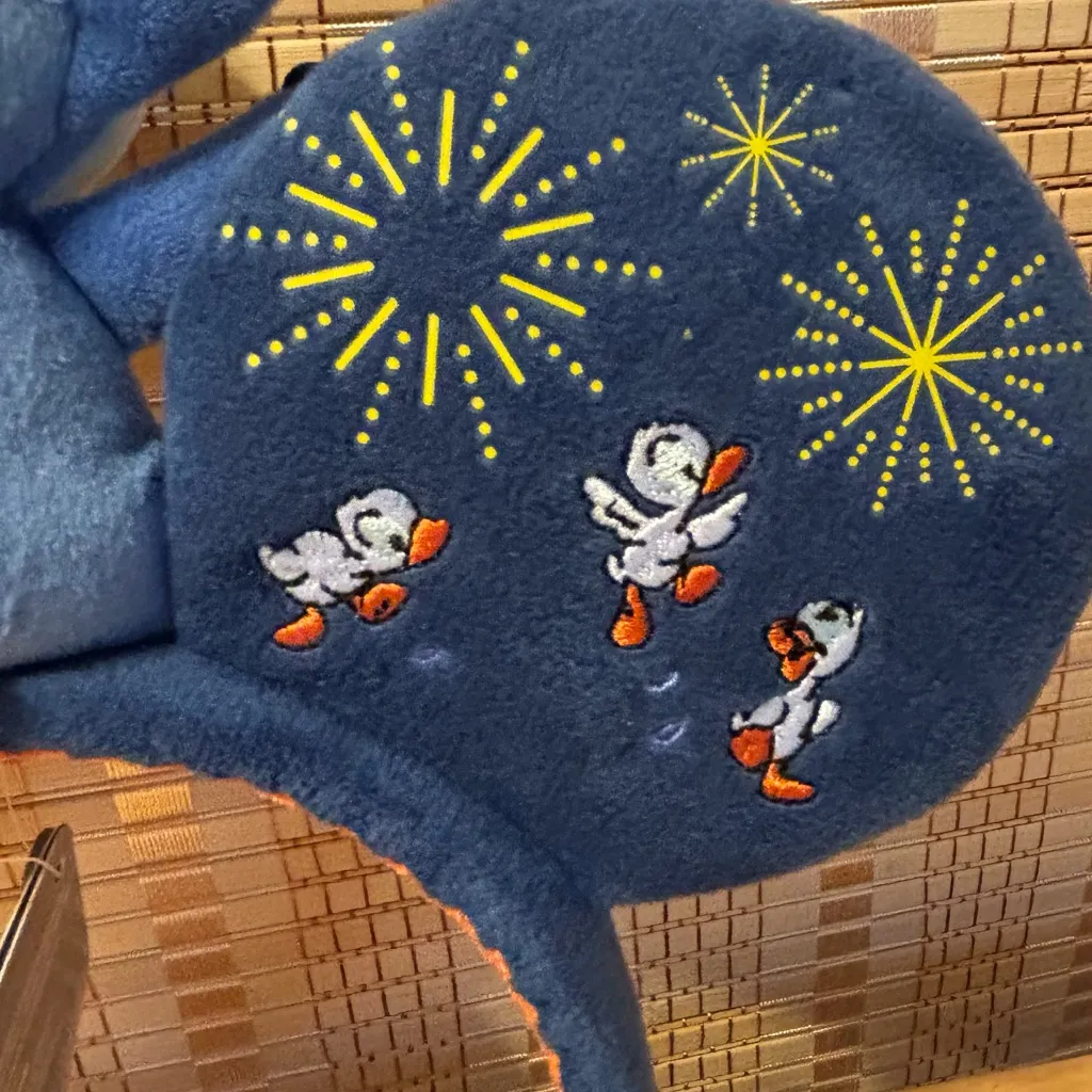 Disney Paris Parks Lilo & Stitch plushie animal Minnie Mouse ears headband - Image 6