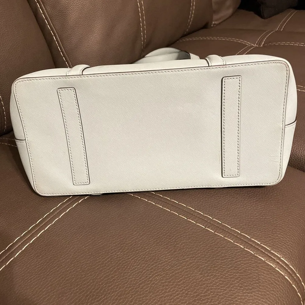 Kate Spade Newbury Lane Dally Extra Large Tote Bag Hydrangea Light Blue - Image 5