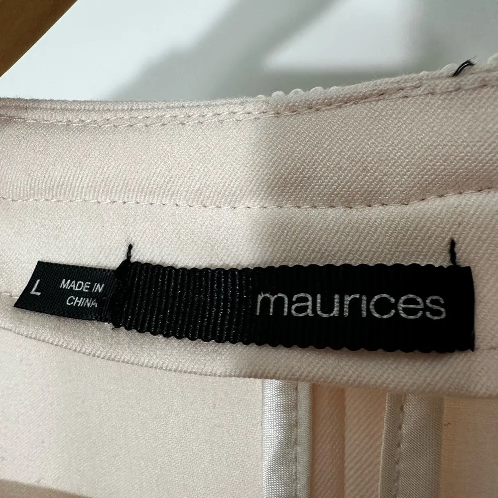 Maurice’s Polyester/Rayon/Spandex Soft Pink Jacket Size Large - Image 4