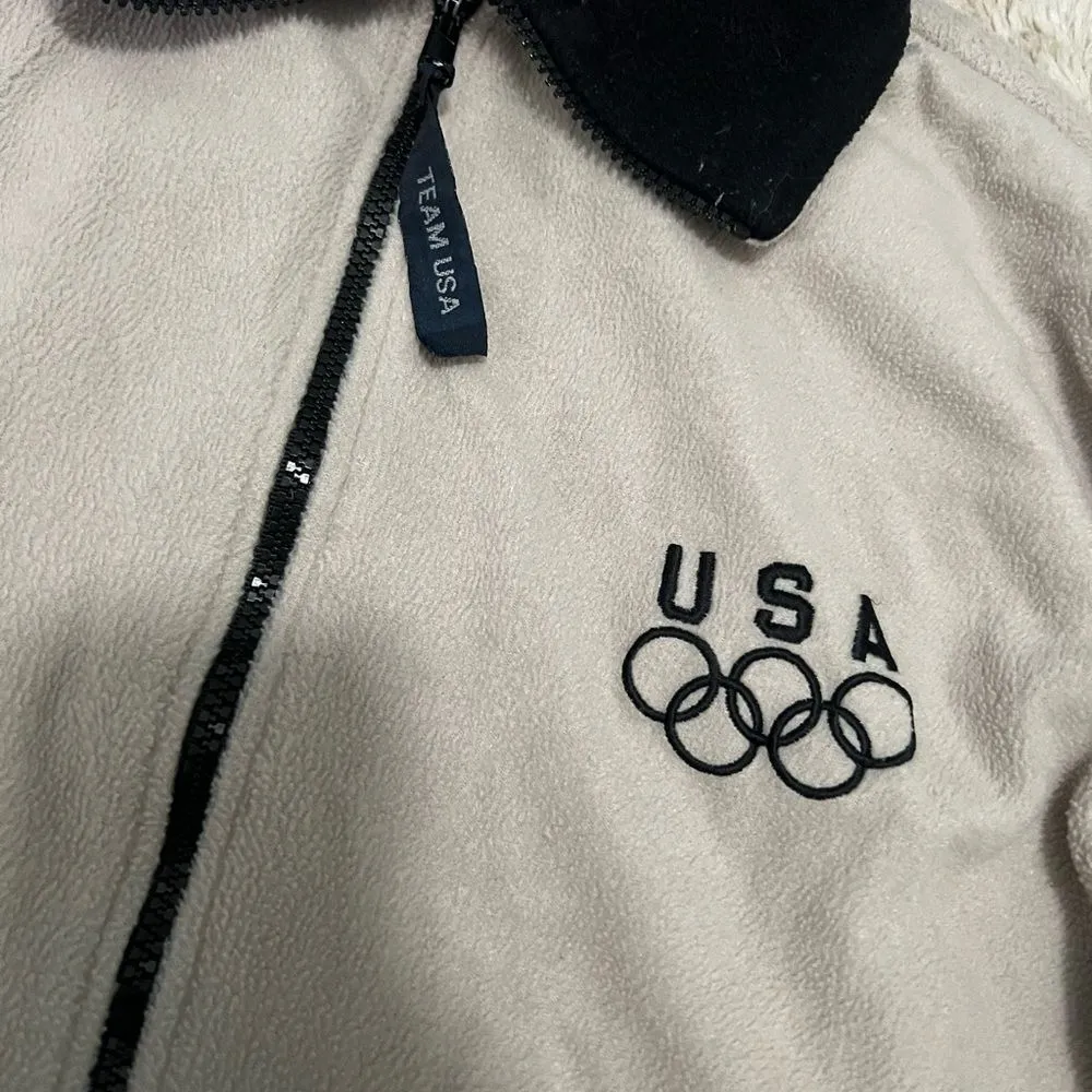 Team USA Fleece Jacket Size M - Image 2