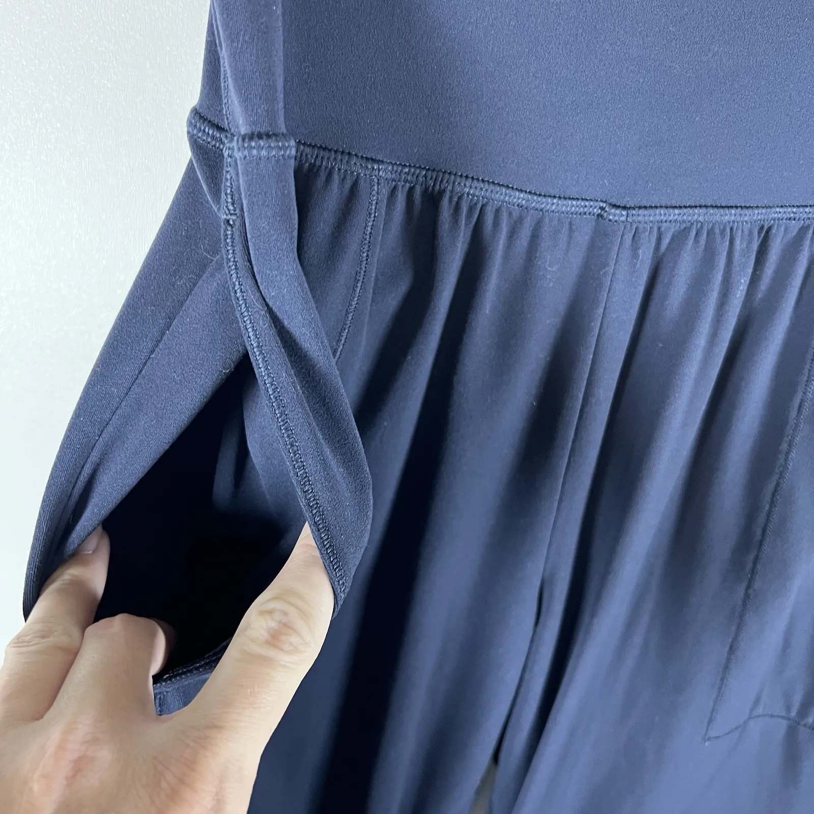 ATHLETA CRUISE SALUTATION HIGH RISE JOGGERIN POWERVITA‎ BLUE Size Small - Image 5