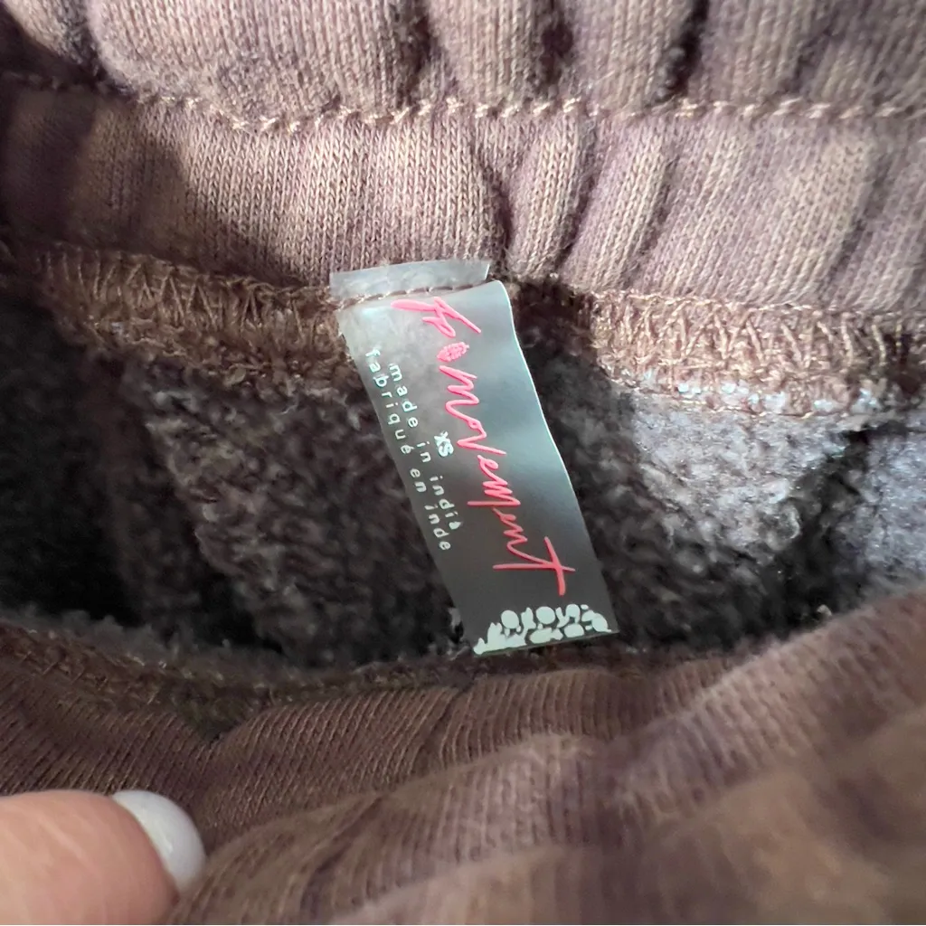 NWT Free People FP Movement Sprint To The Finish Straight Leg Pants in Brown - Image 8