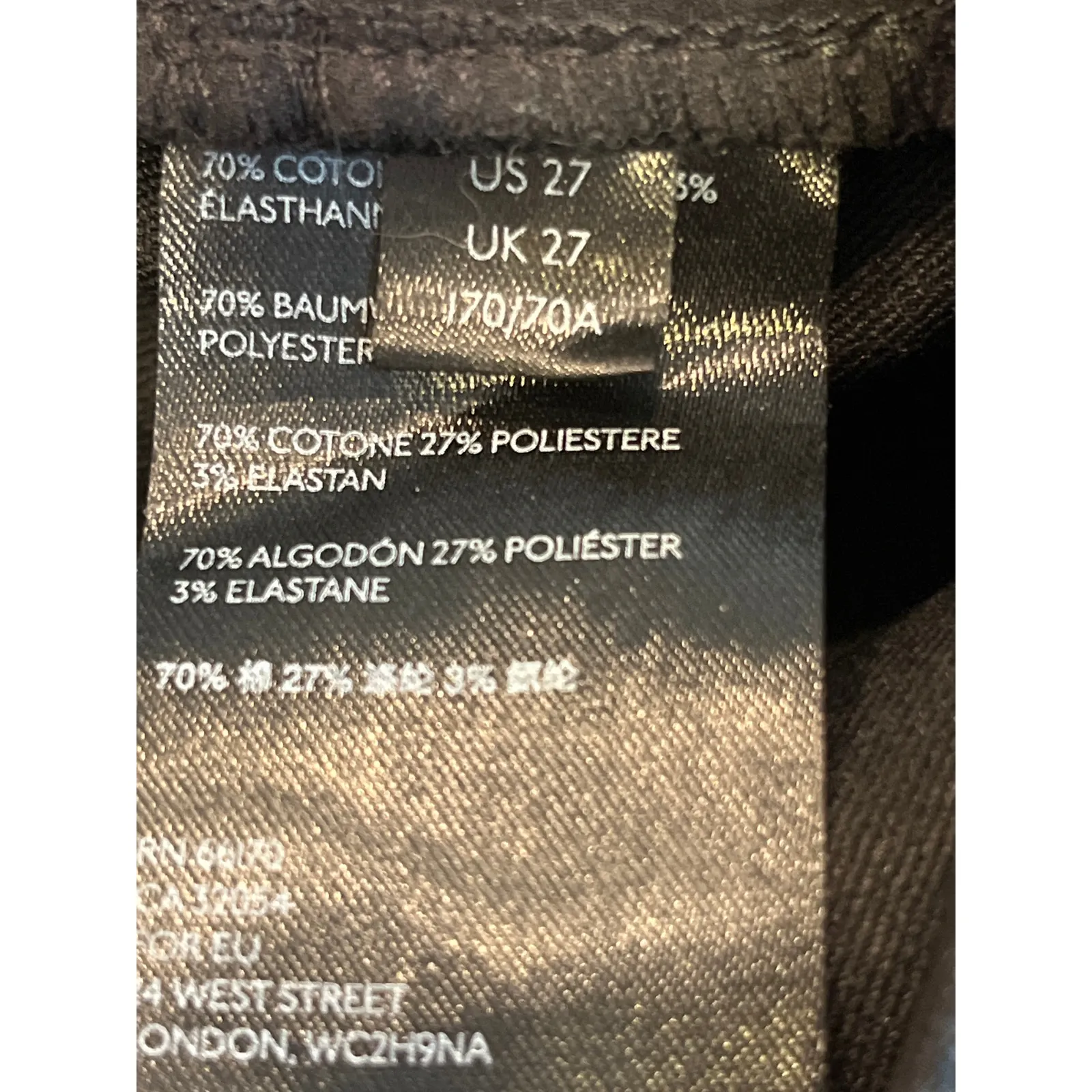 Free People x We The Free Spellbound‎ Coated Bootcut Jean in Black Size 27 - Image 7