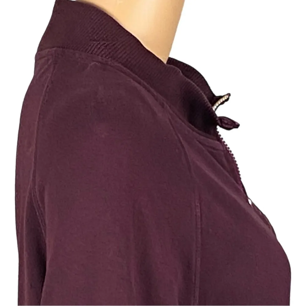 NIKE AIR  maroon fleece with Jordan logo and Pockets. Size Medium. VGUC - Image 6