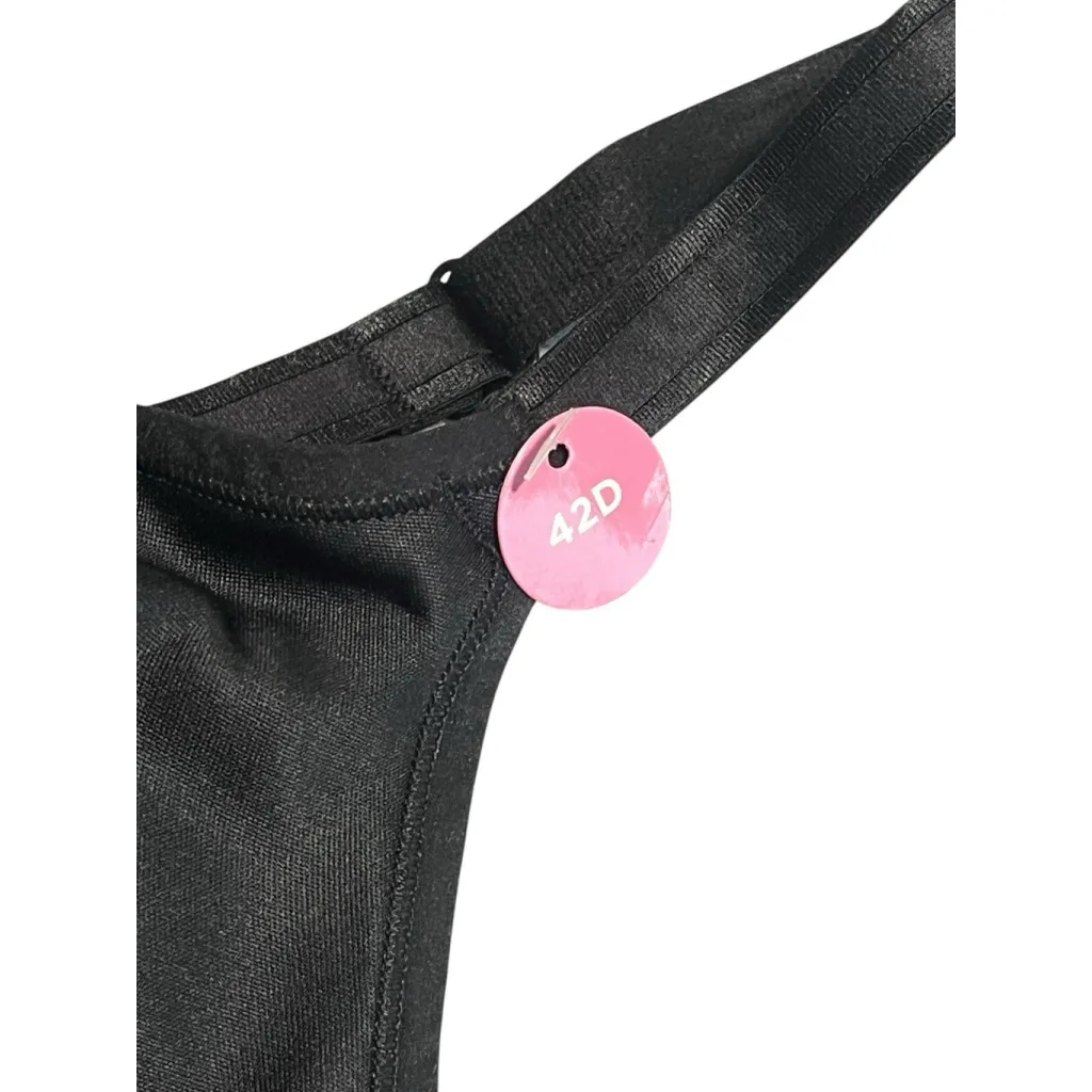 Ashley Stewart T-Shirt Bra Women's 42D Black Underwire Lightly Lined Adjustable - Image 6
