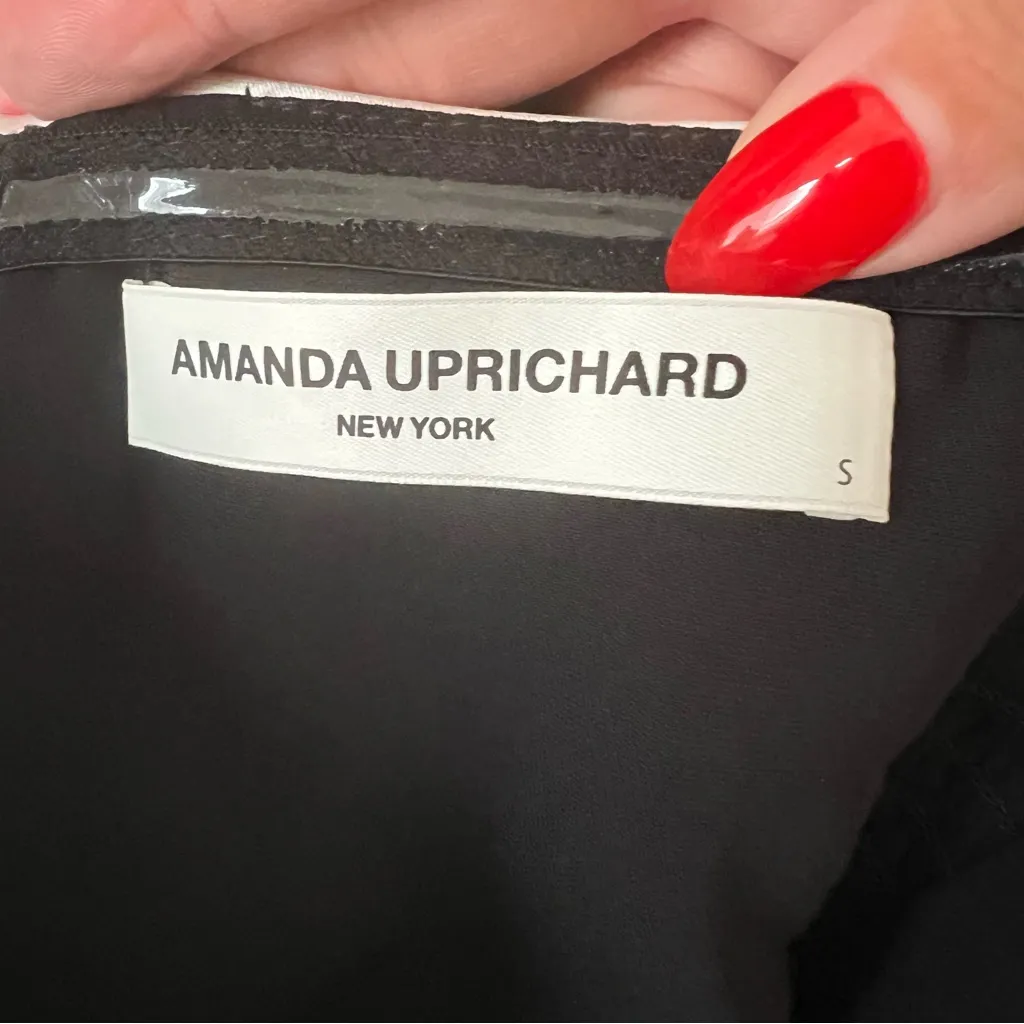 Amanda Uprichard Lucienne Strapless Skort Romper Dress In Black & Ivory - Image 10