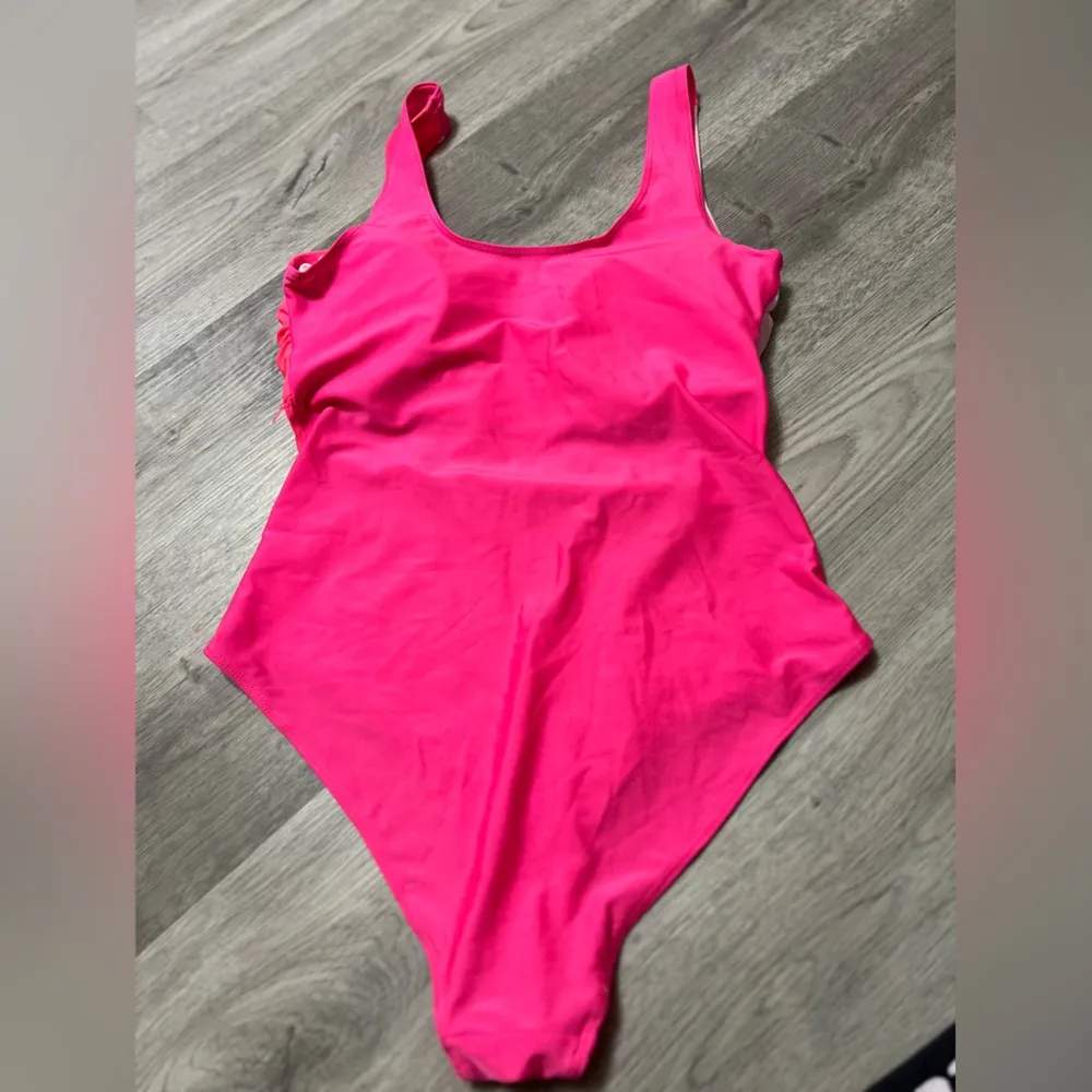 SHEIN Pink Block One Piece bathing suit - Image 2