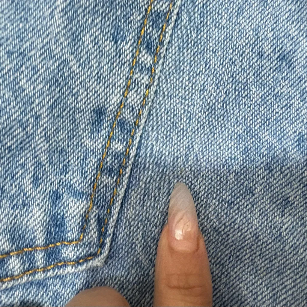 Revice Yin Yang High Rise Cropped Jeans Tokyo Wash Size 26 Two Tone - Image 10