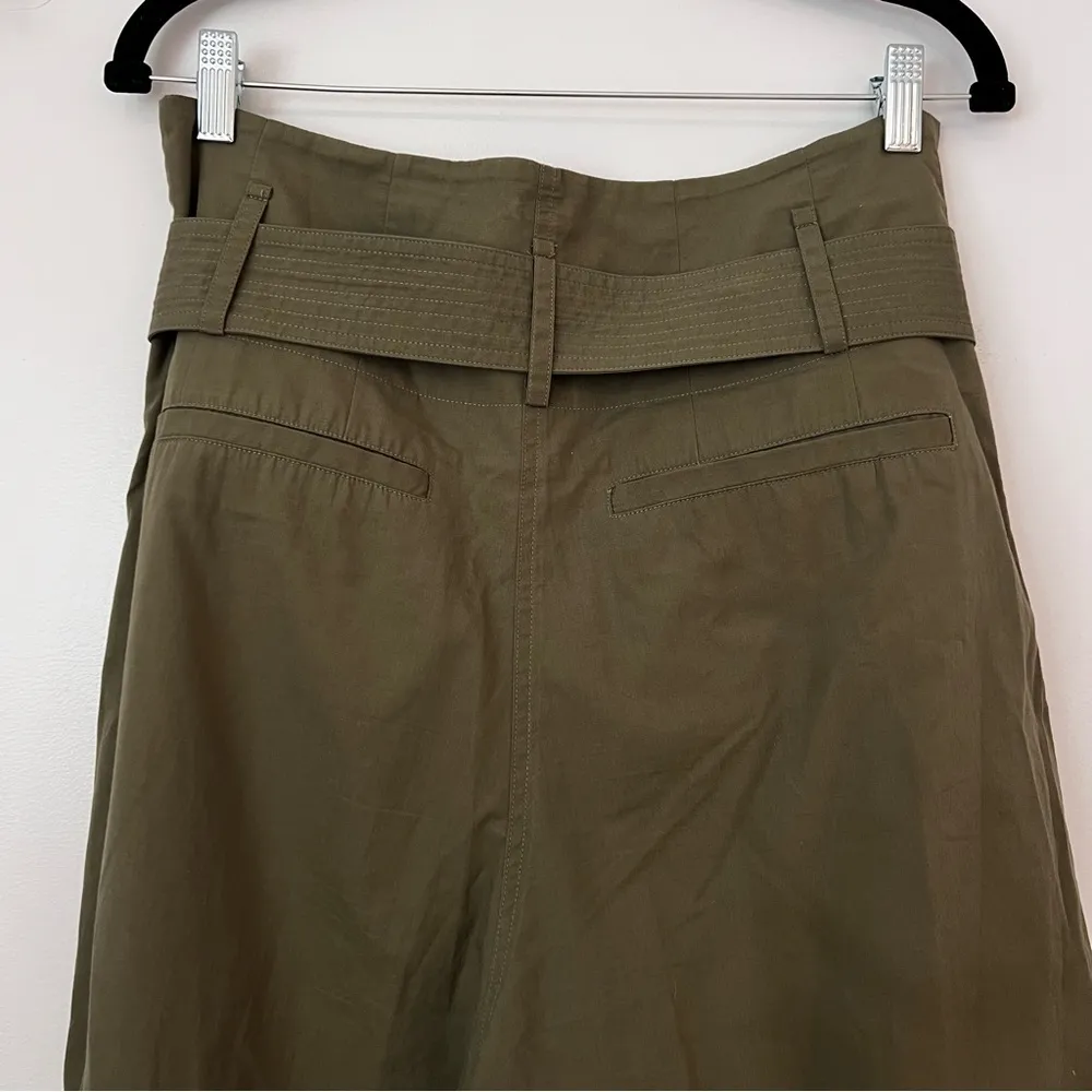 Adam Lippes Wide Leg Sage Green Pants - Image 8