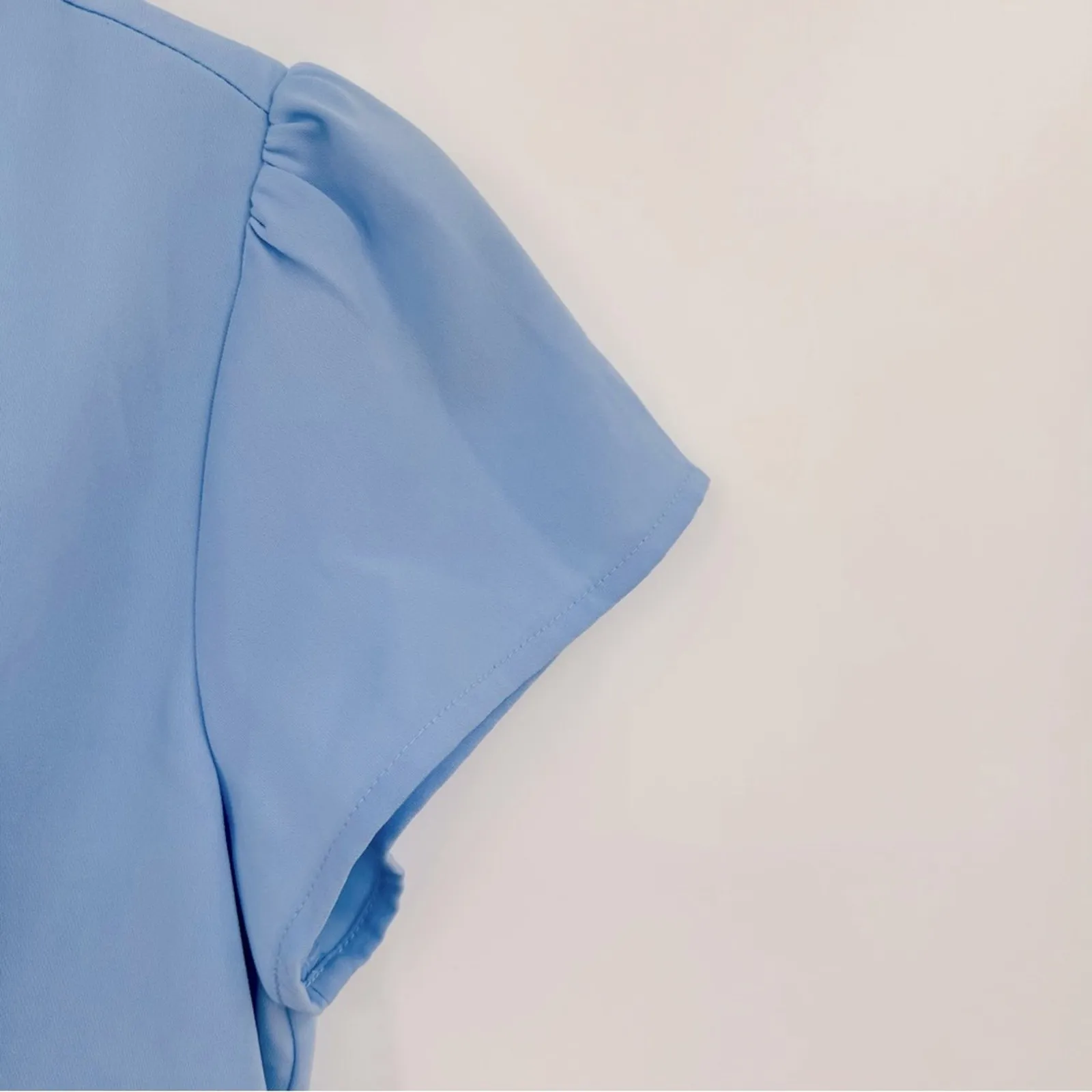 Superdown | Revolve Penny Deep V Romper In Light Blue Size Small - Image 4