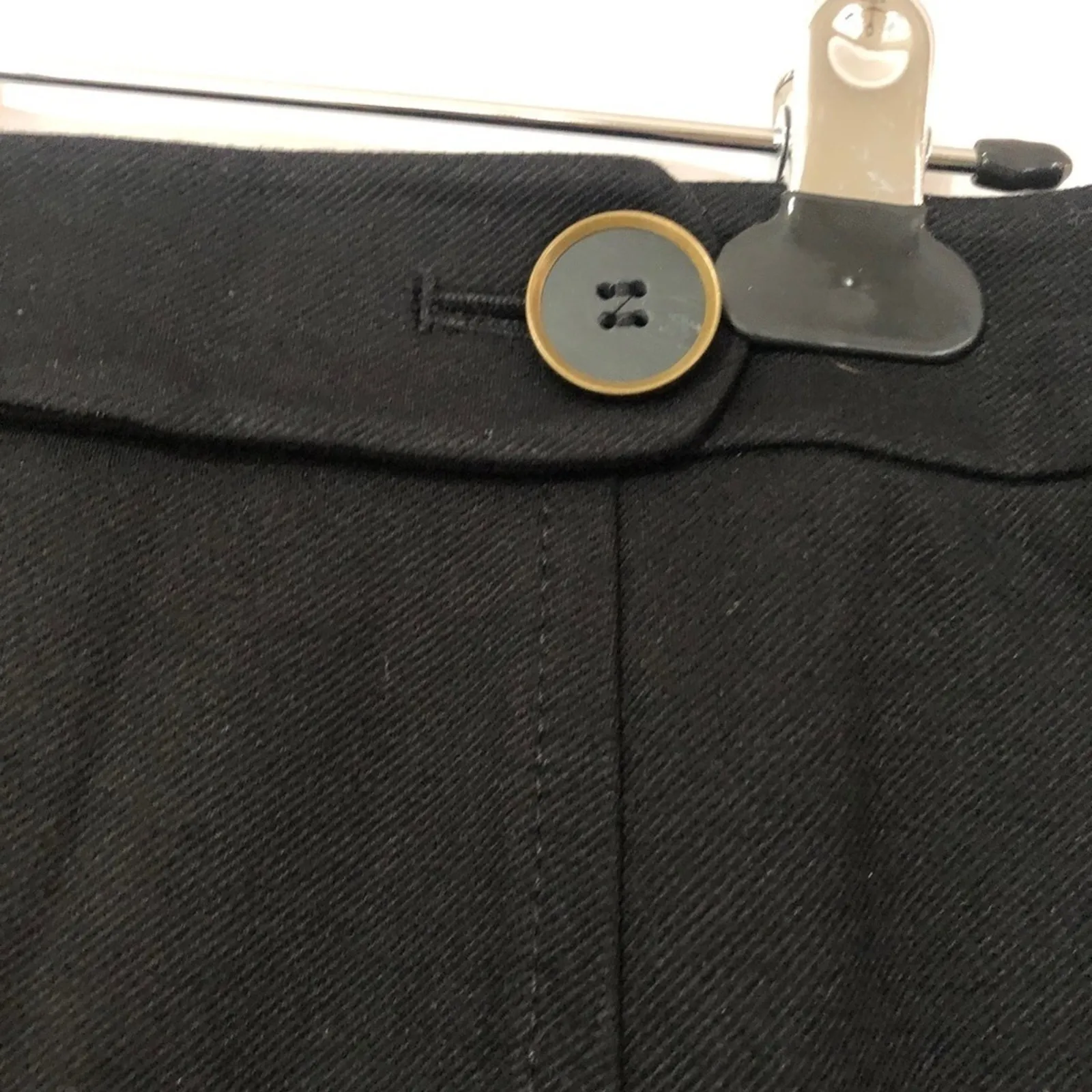 Loft Black Pencil Skirt Career Office Wear Short Womens 2 Dark Academia Preppy - Image 2