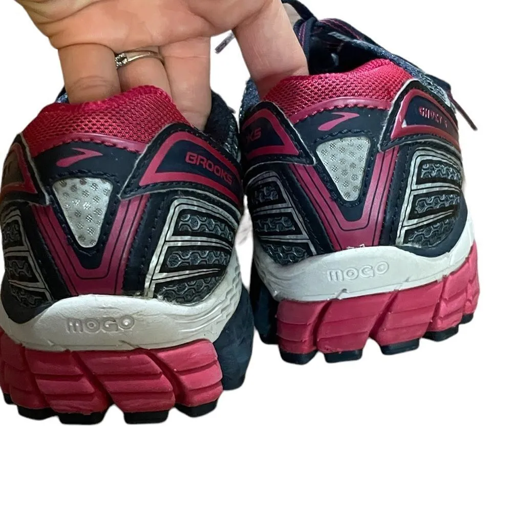 Brooks Ghost 6 DNA dark gray / pink running shoes - Image 9