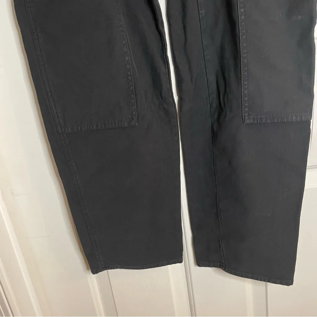 Wilfred Free Aritzia Black Cargo Pants Size 4 emo goth preppy basic old money - Image 2