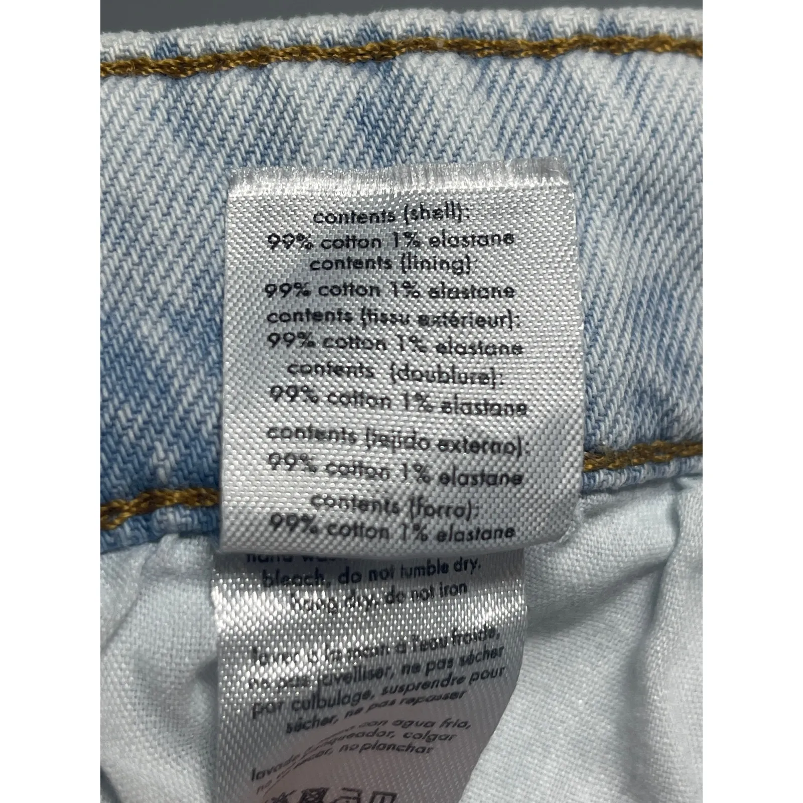 WeWoreWhat Light Blue High Rise Baggy Utility Trouser Cargo Denim Jeans Pants 30 - Image 4