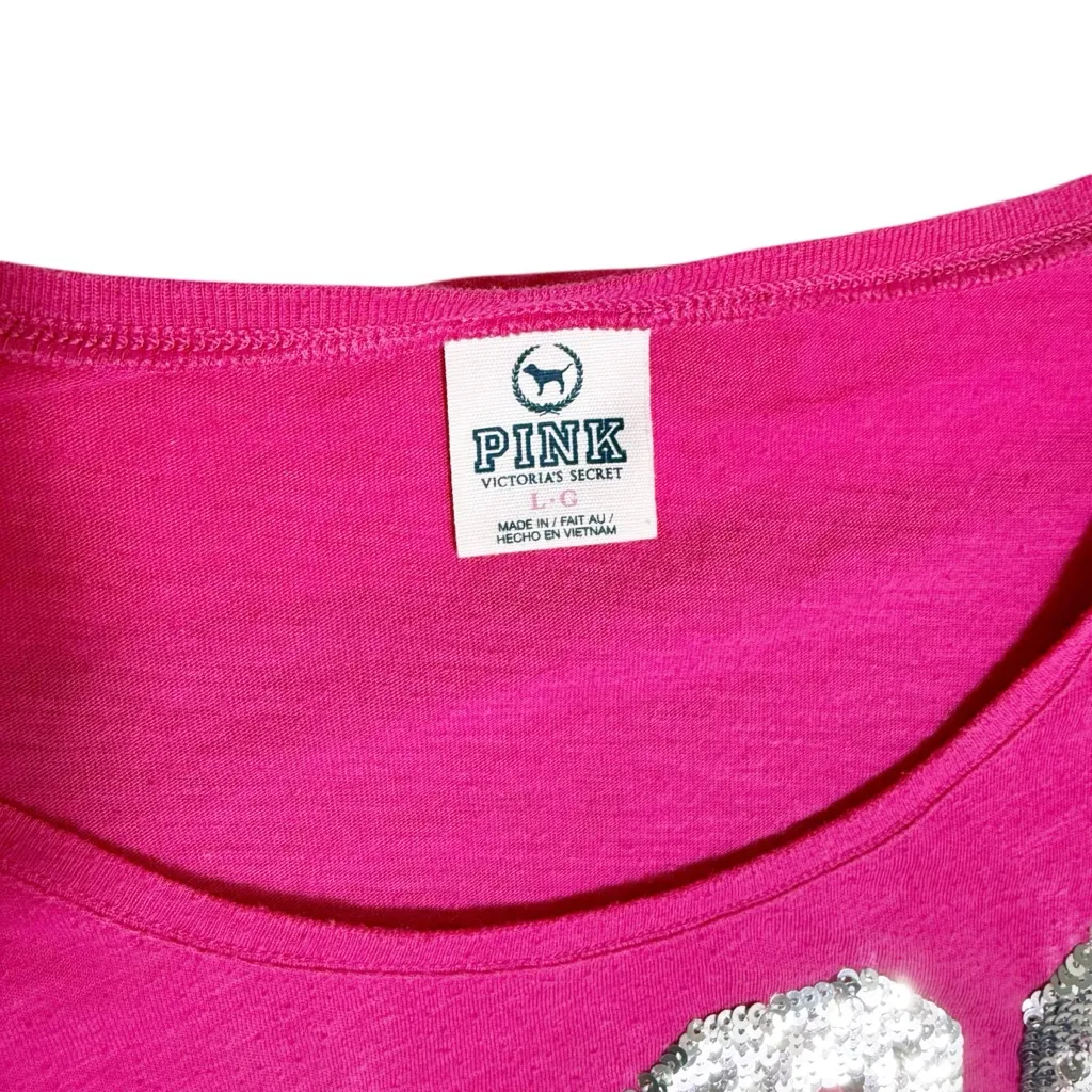 Victoria’s‎ Secret PINK Y2K Vintage Sequin Top size L - Image 3