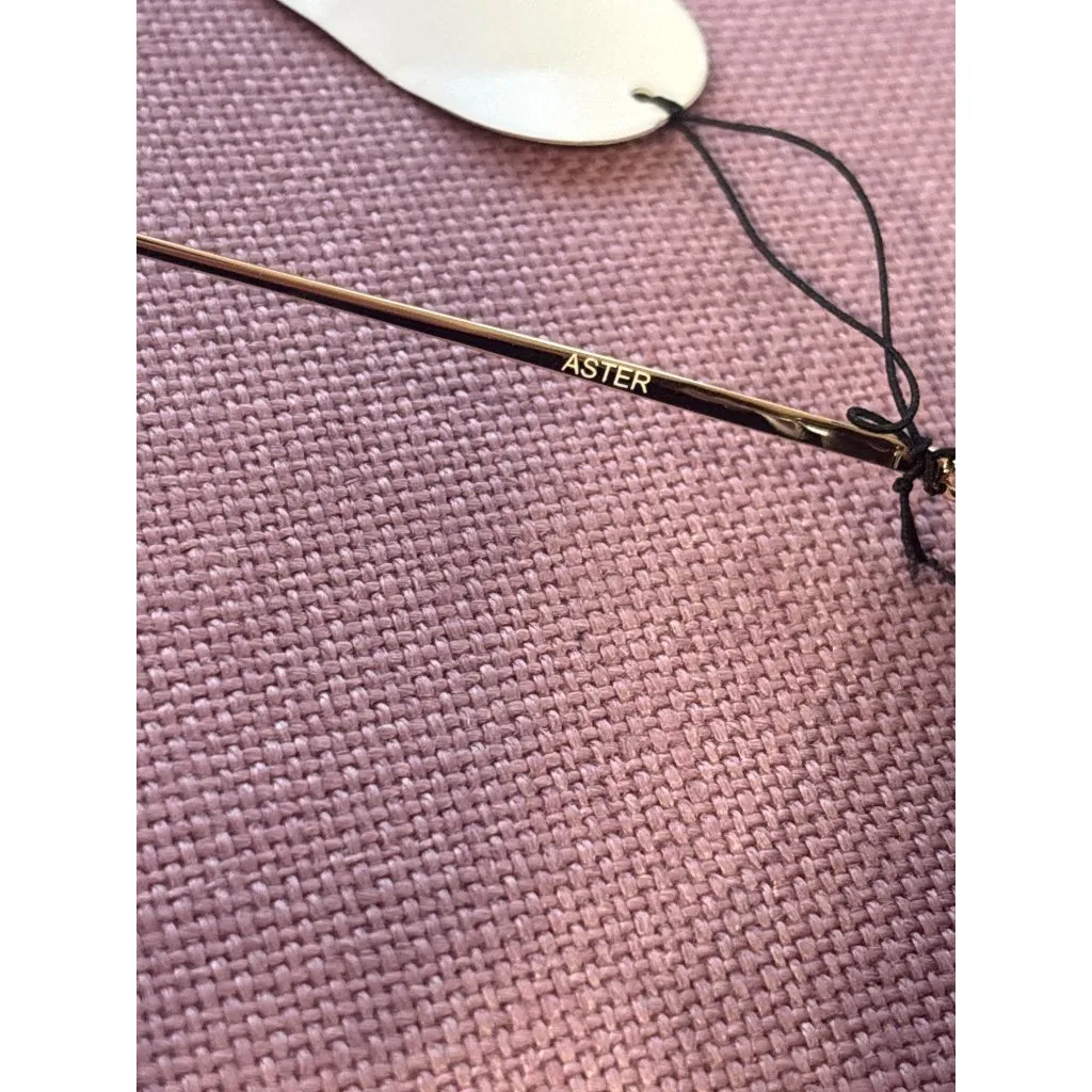 Otra Aster Sunglasses in Gold & Brown Mirror One Size New Womens Sunnies - Image 8