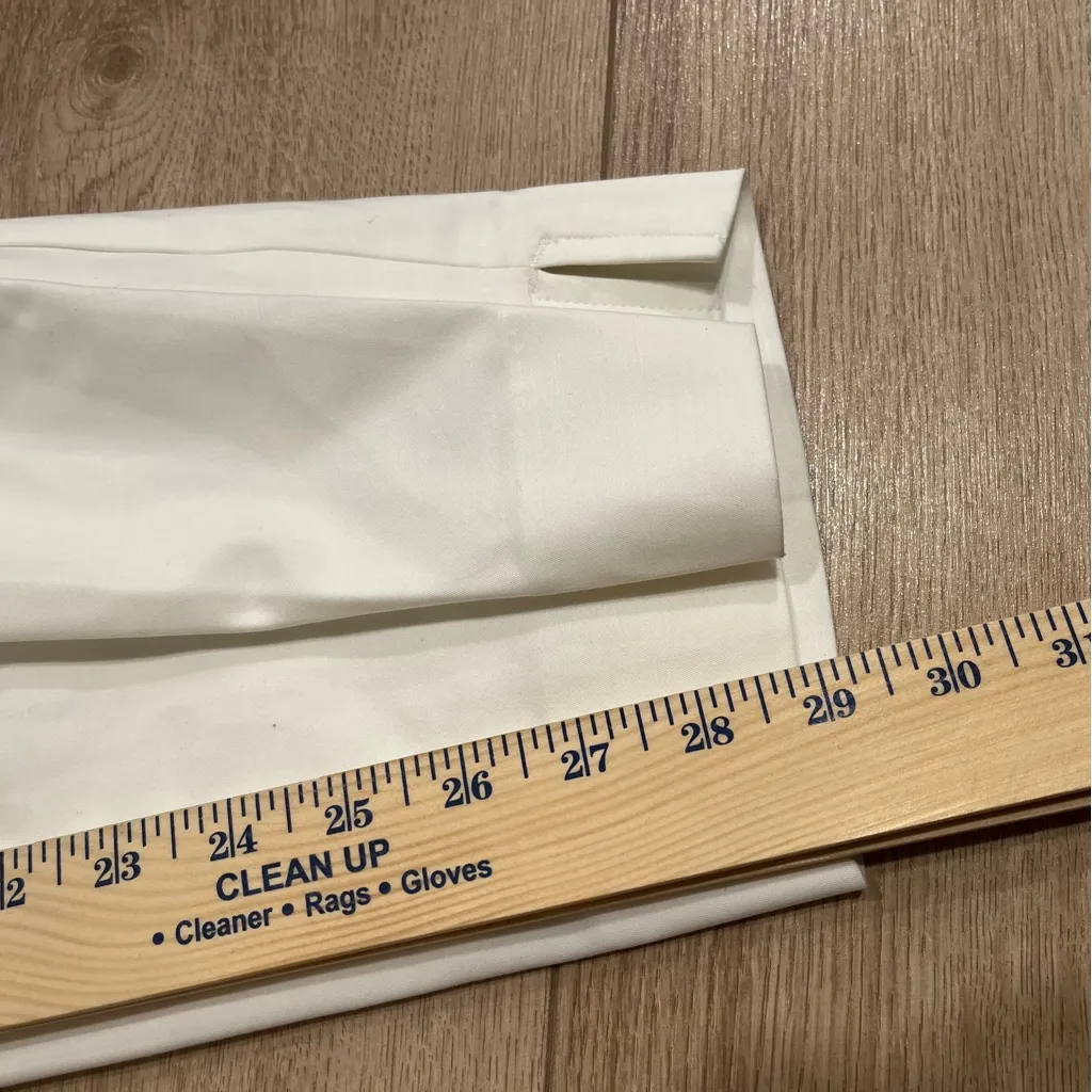 NWT Nic + Zoe Rayon Cotton Blend Ankle Pant Paper White Size 22W - Image 7