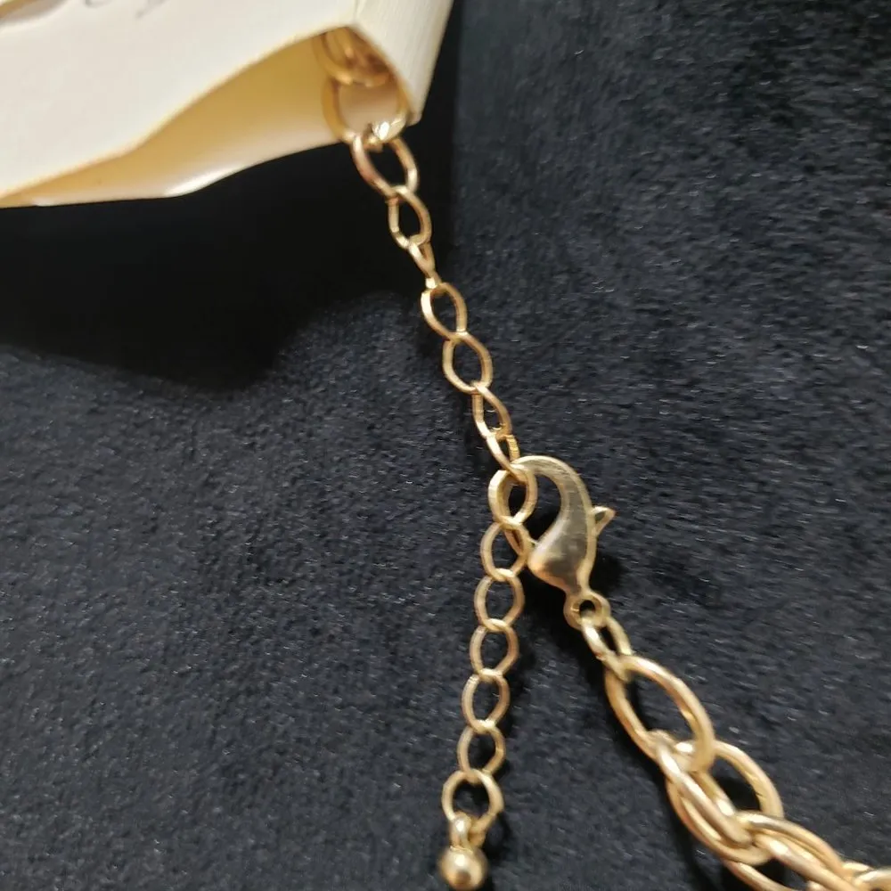 Versona Womens Fashion Elegant Sparkling Rhinestones Beaded Statement Necklace - Image 6