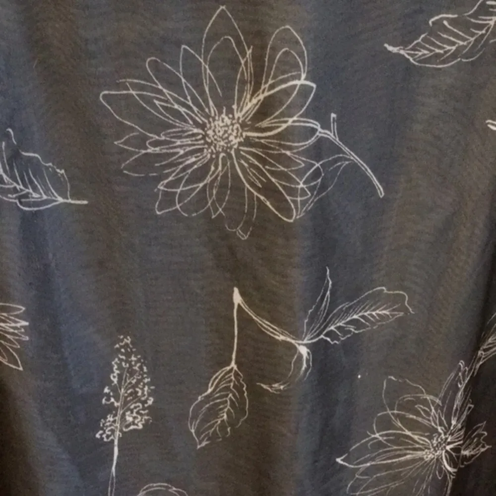 Jacqueline Ferrar Floral Print Skirt, Black, Blue, 16 - Image 3