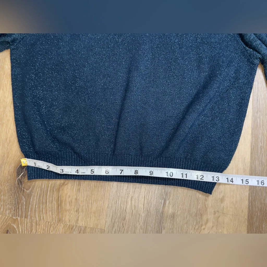 Free People Blue Sparkle Sweater ✨⭐️💖 - Image 14