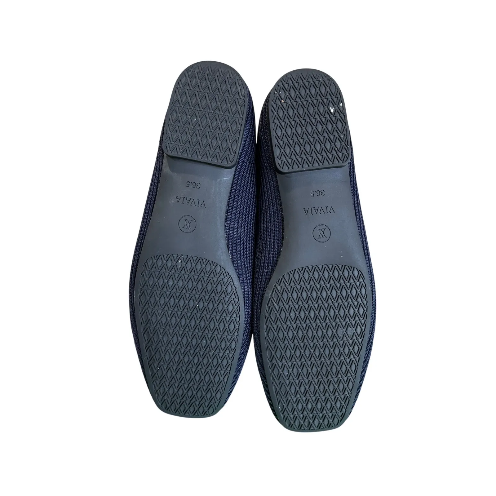 VIVAIA Margot Blue Stretch Knit Ballet Flats Sustainable Comfort EU 36.5 US 6 - Image 3