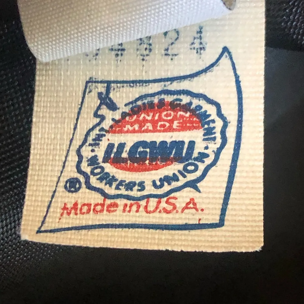 70s Neiman Marcus Pea Coat by Bill Blass Black Gray Large - Image 8