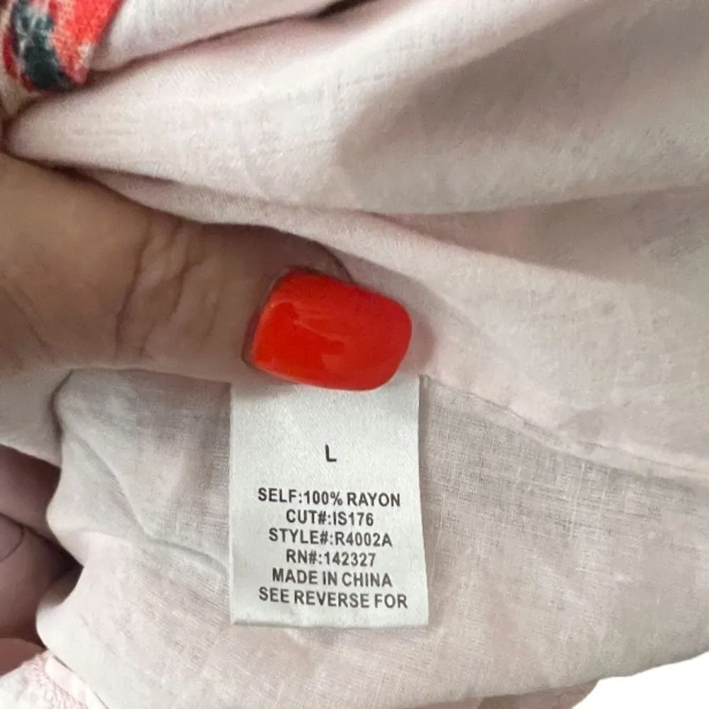 Sage Floral Shorts Romper‎ nwot - Image 6