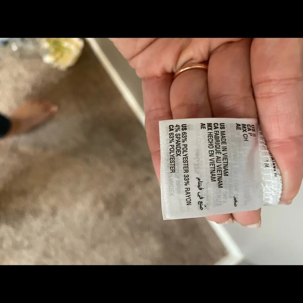 Ideology White Snake Print Tunic Pullover Sz S NWT - Image 9