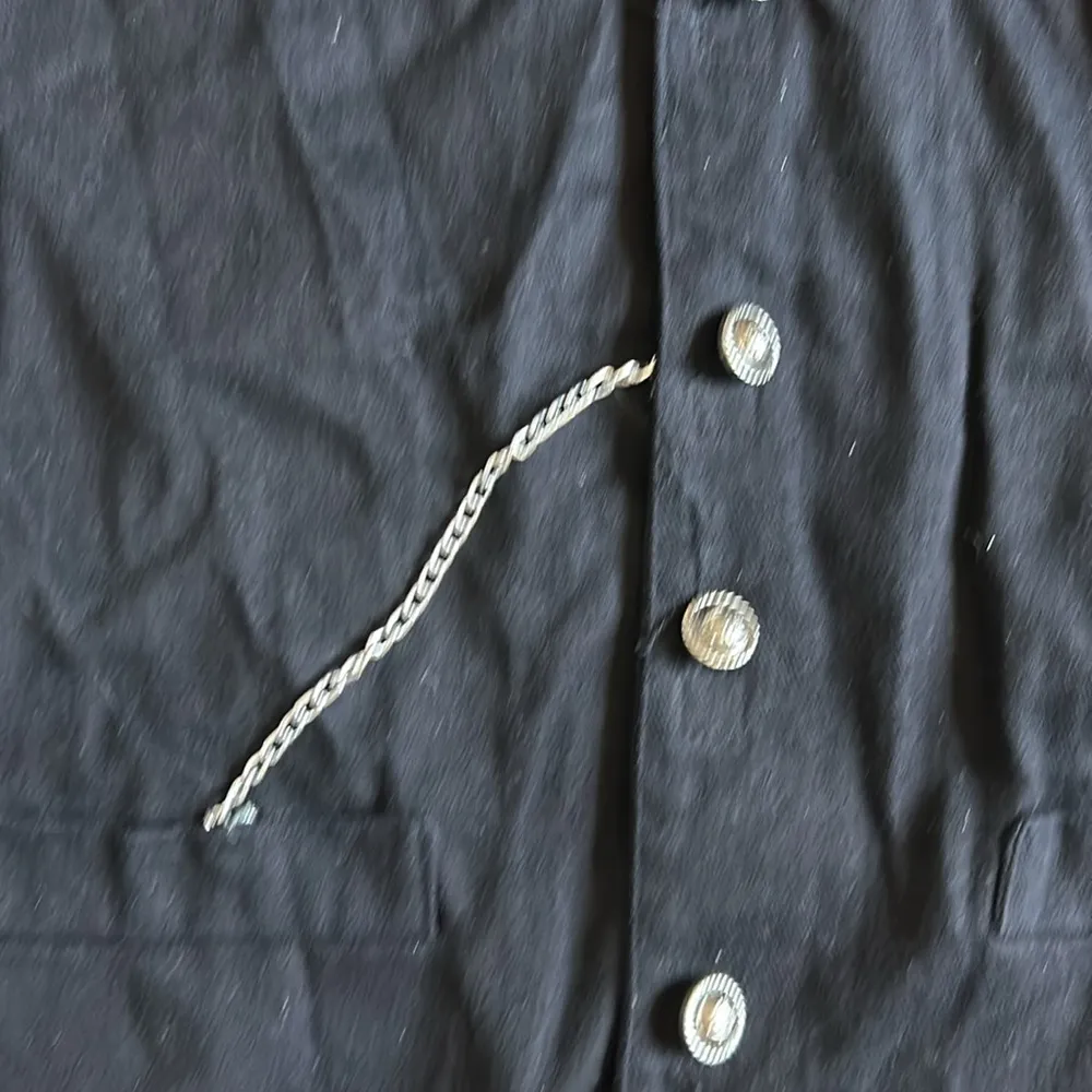 Smiffys black vest Size M - Image 3