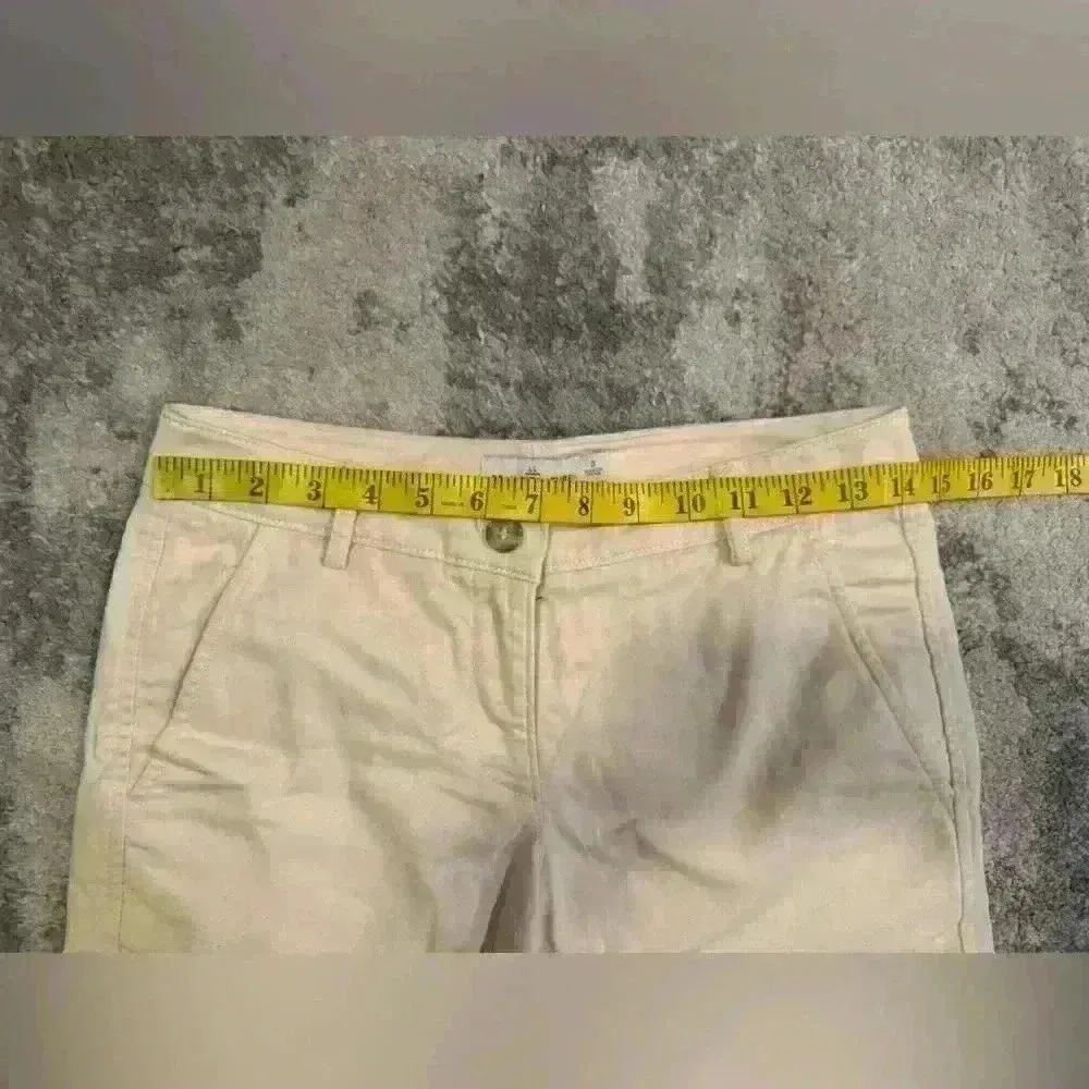 Women’s Light Yellow LL Bean Shorts Size 0 - Image 6