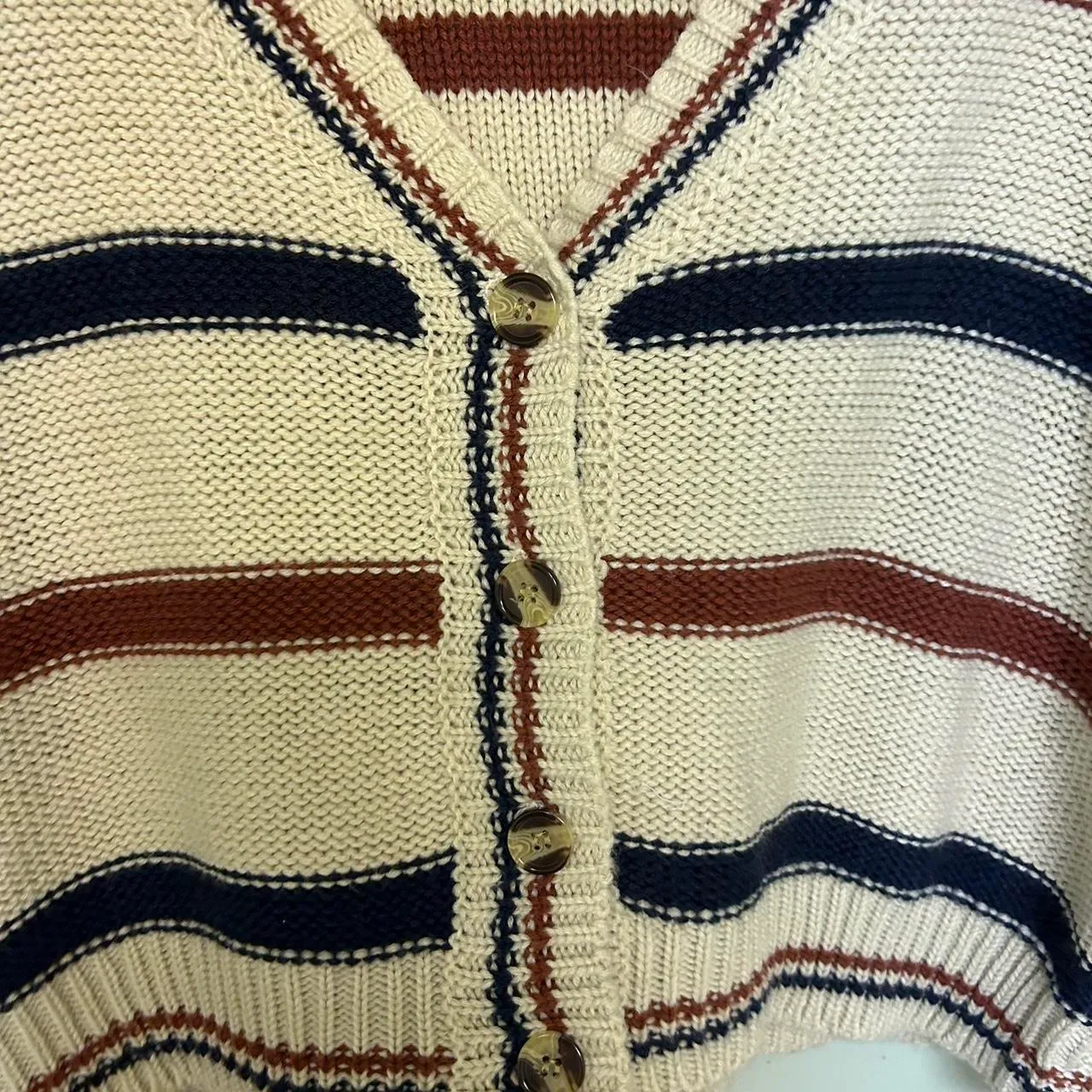 Beige Striped Sweater - Image 3