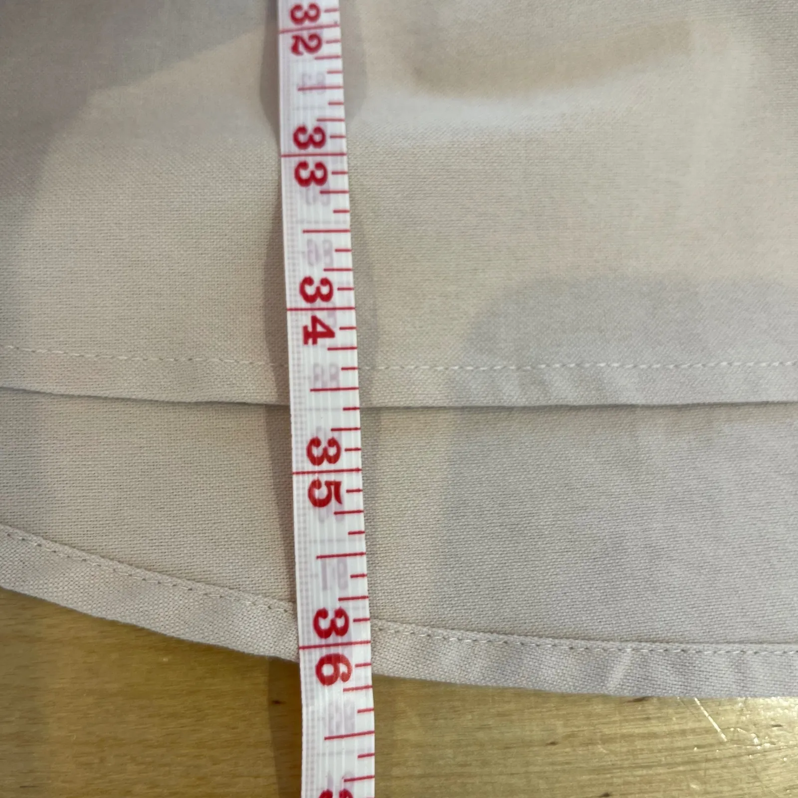 Pomander‎ Place Polly Womens XS Beige 3/4 Sleeve Button Up Shirt Dress Tan - Image 9