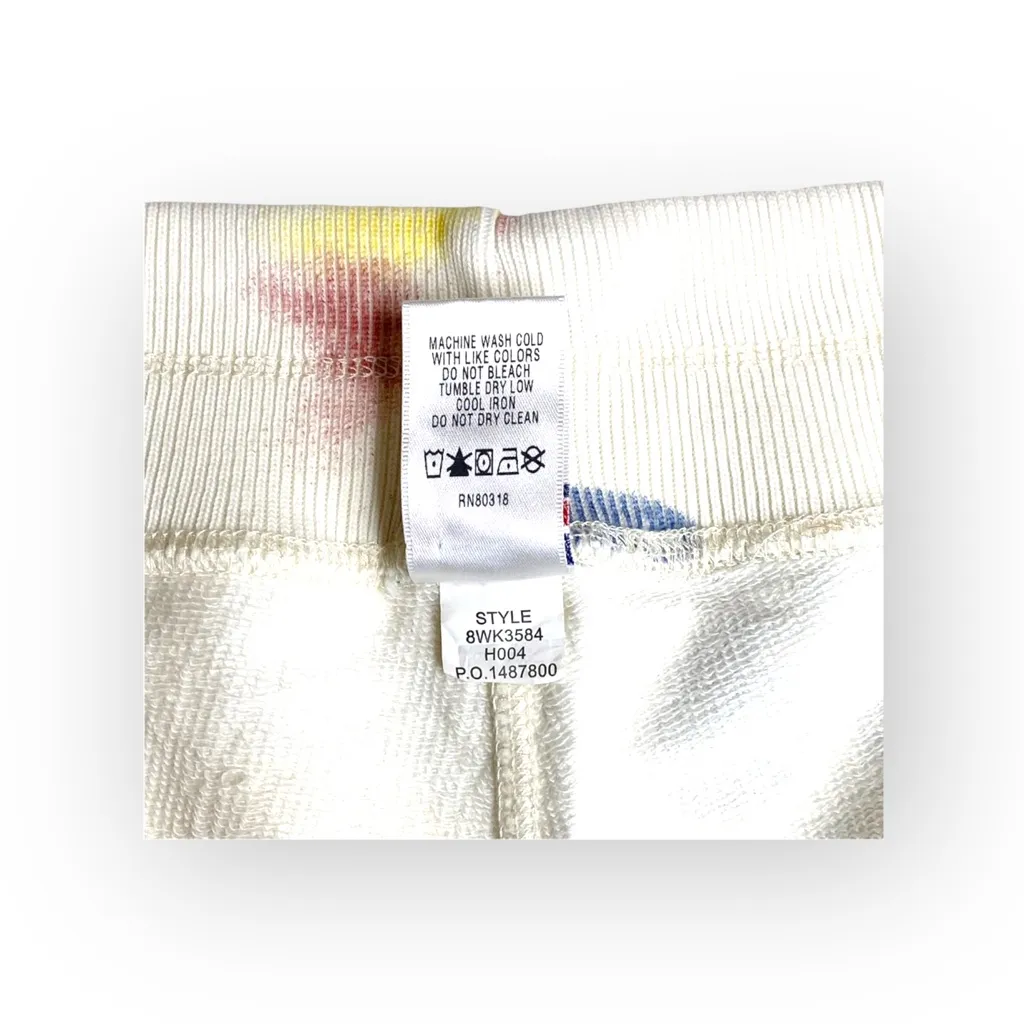 VHTF: new Lucky Brand ☮︎︎ Watercolor Peace Love Hippie Sweatpants Shorts ☮︎︎ S - Image 10