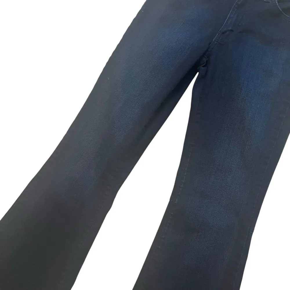 02 Denim All American Vintage Faded Denim Flare Jeans, Sz 25 Blue - Image 12