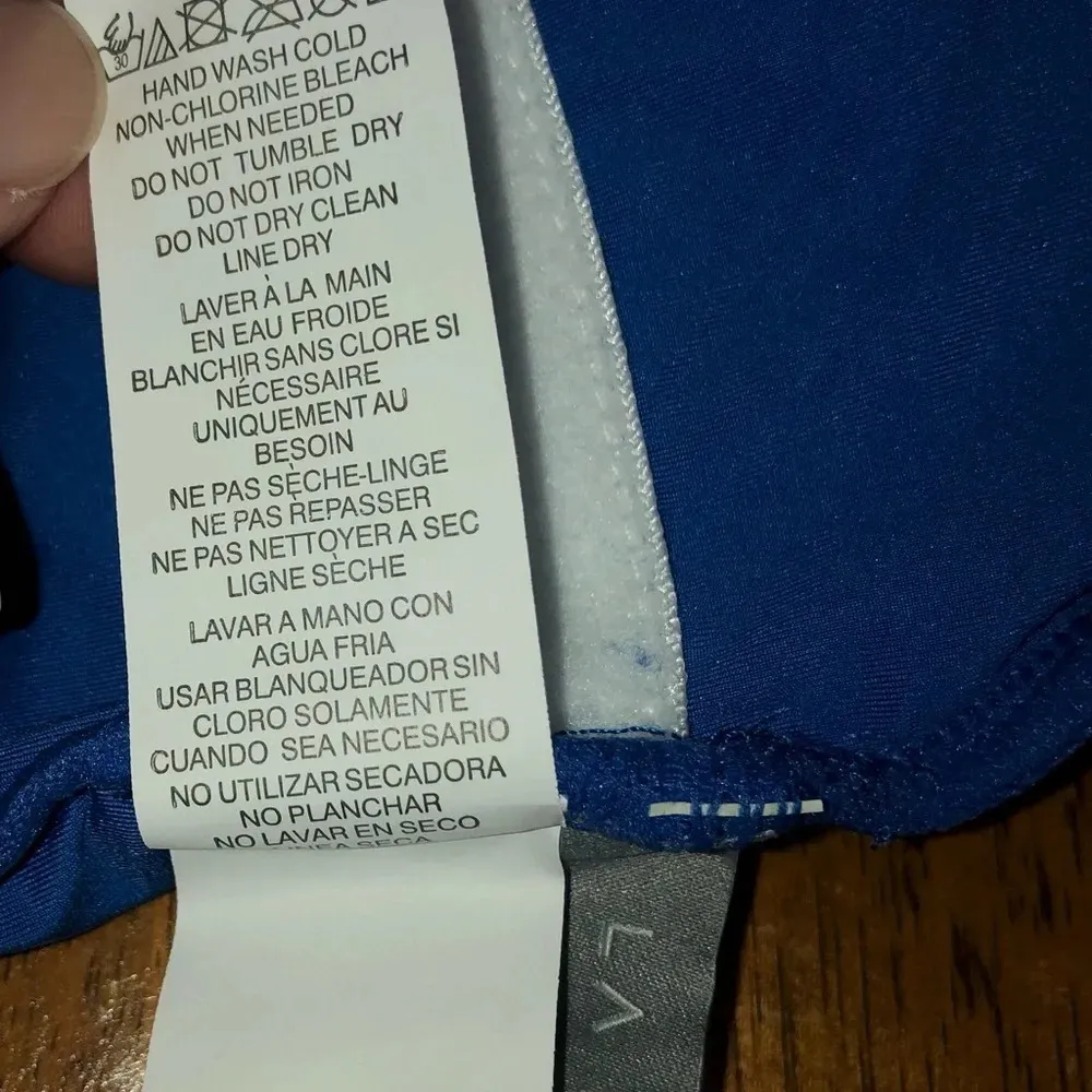 La Blanca "Island Goddess" tankini wrap top,size 6 - Image 11