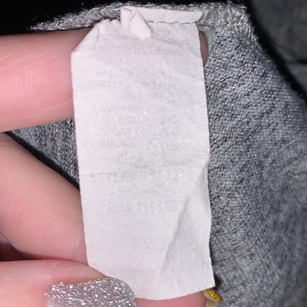 Purple Snow  cowl neck stretchy asymmetrical gray pullover sweater - Image 6