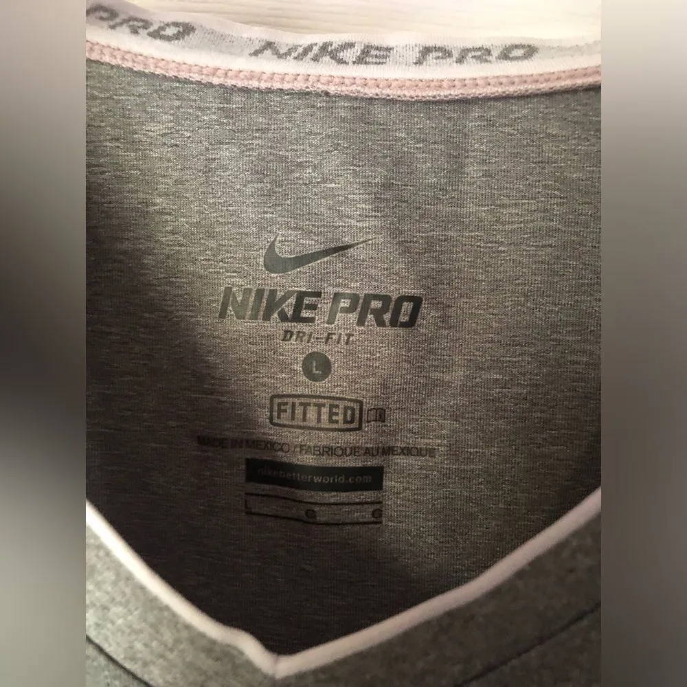 Pro Short Sleeve Shirt dri-fit fitted women size large active wear - Image 4