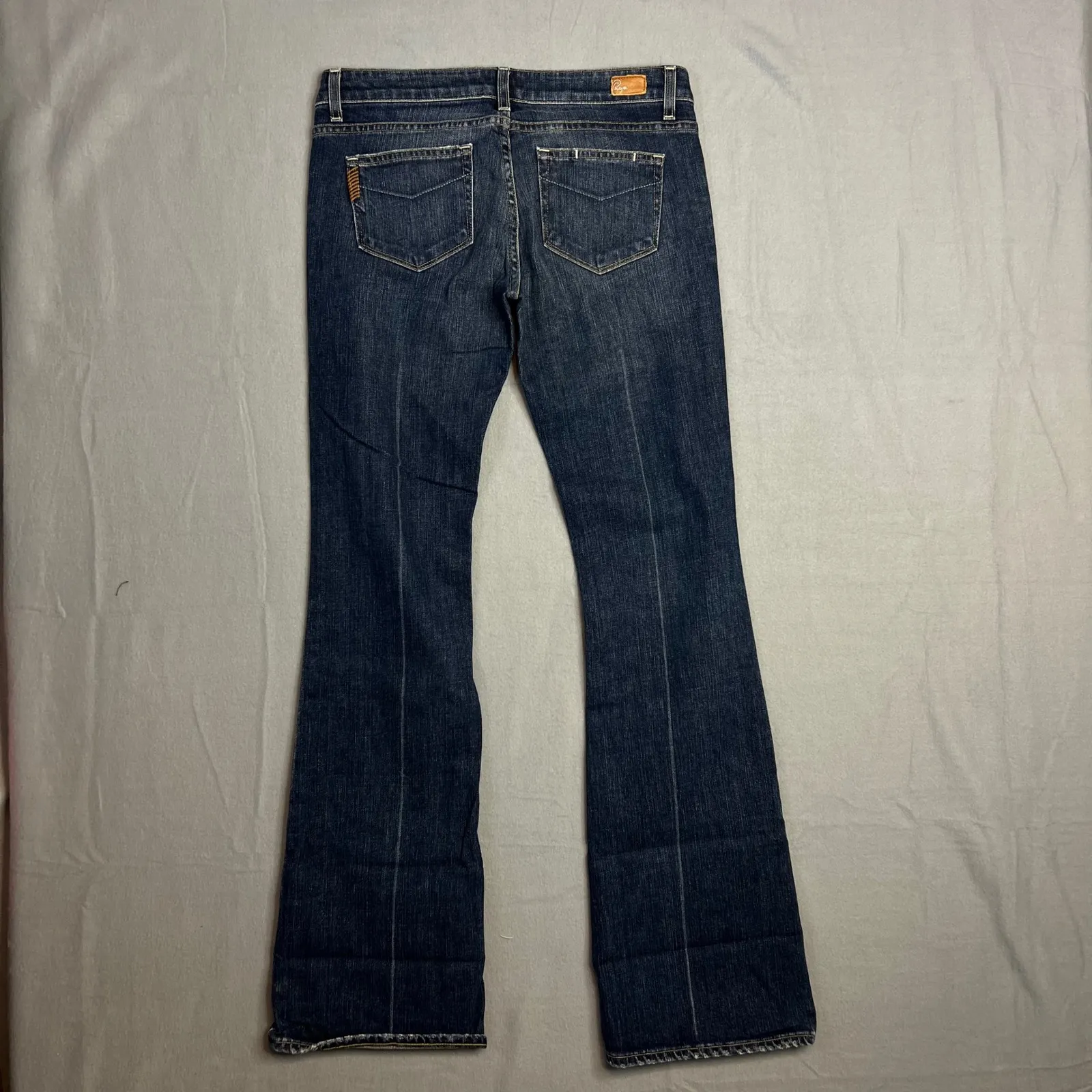 Paige Laurel Canyon Bootcut Jeans Women Size 29 Low Rise Y2K Medium Faded Wash - Image 6
