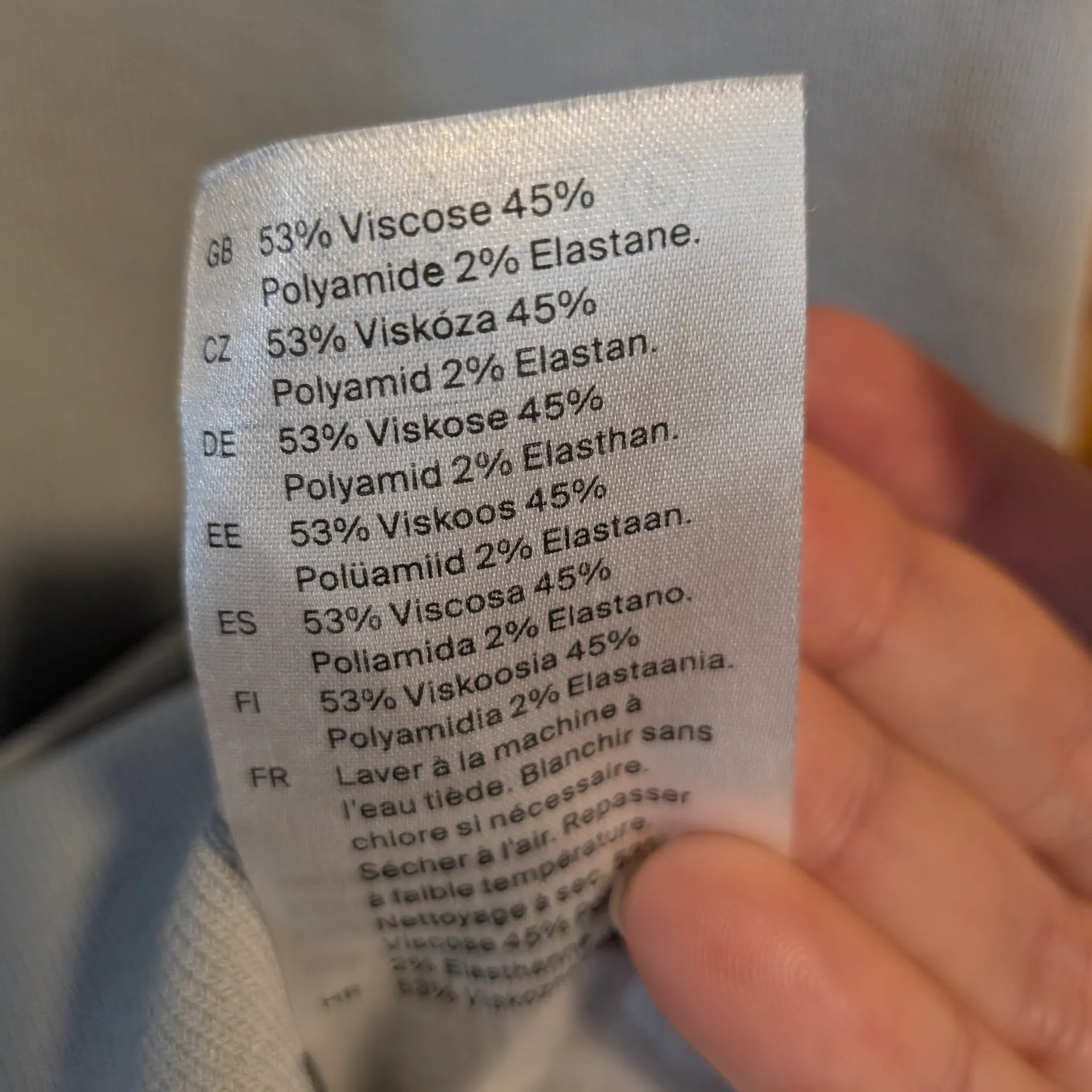 COS Light Blue Camisole Top Size Small - Image 4