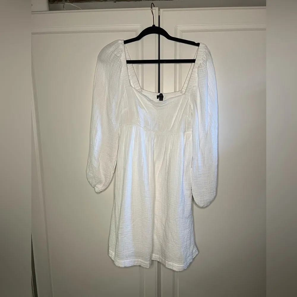 J. Crew soft gauze square neck dress - Image 2