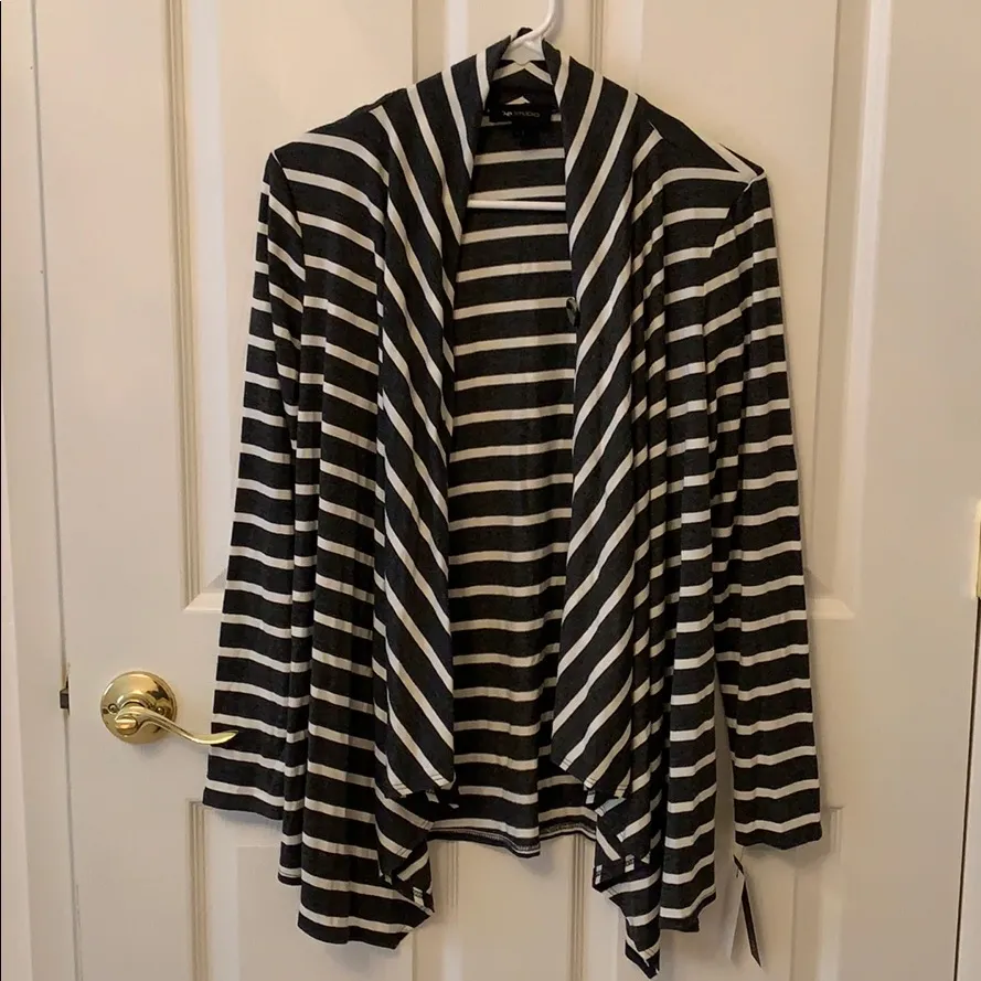 AB Studio striped cardi wrap - Image 3