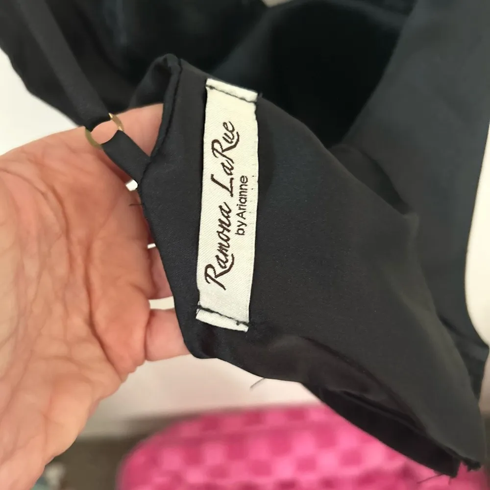 Elegant Black Satin Bralette - Image 5