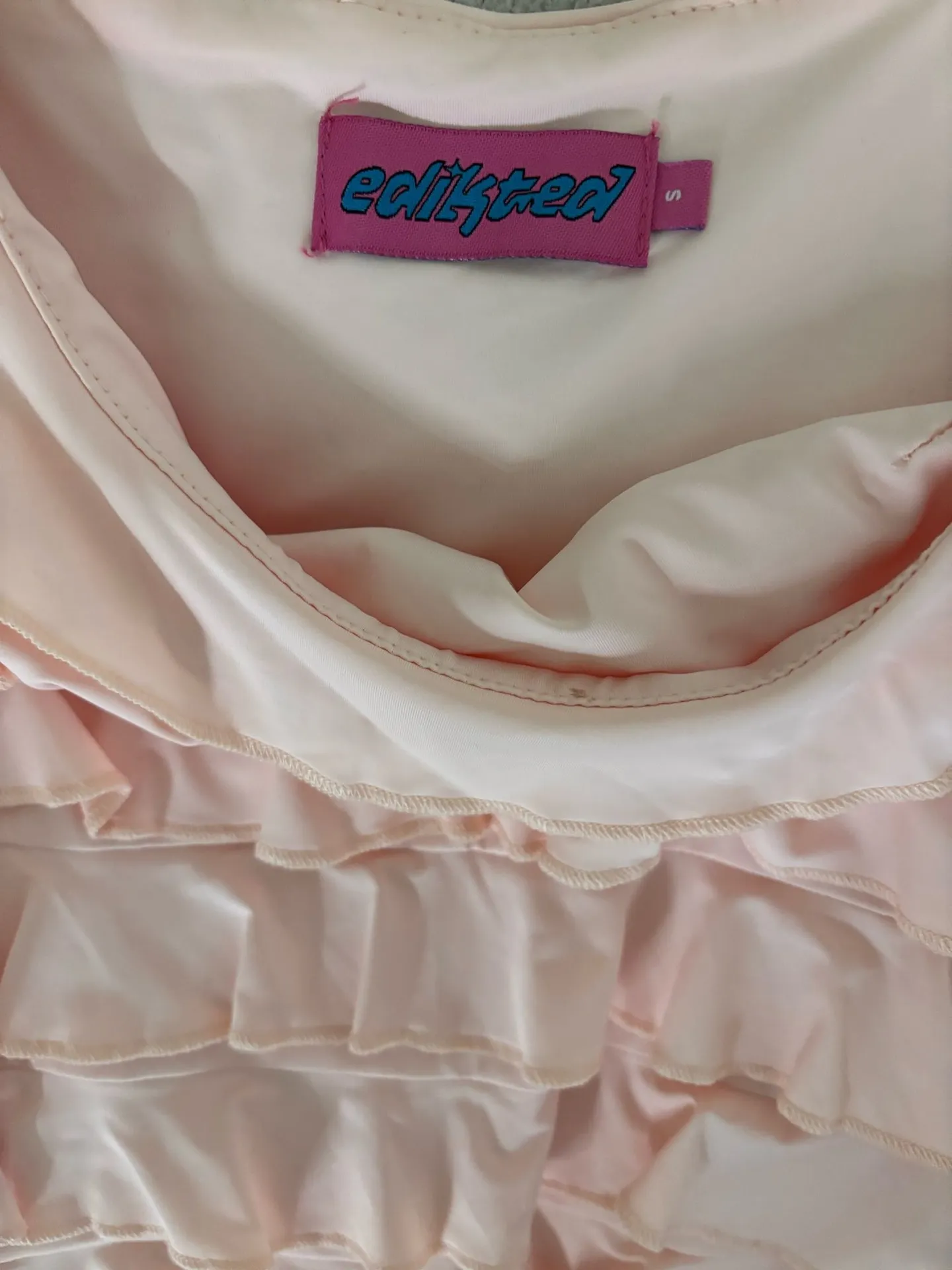 Edikted Mini Ruffle Dress - Image 3