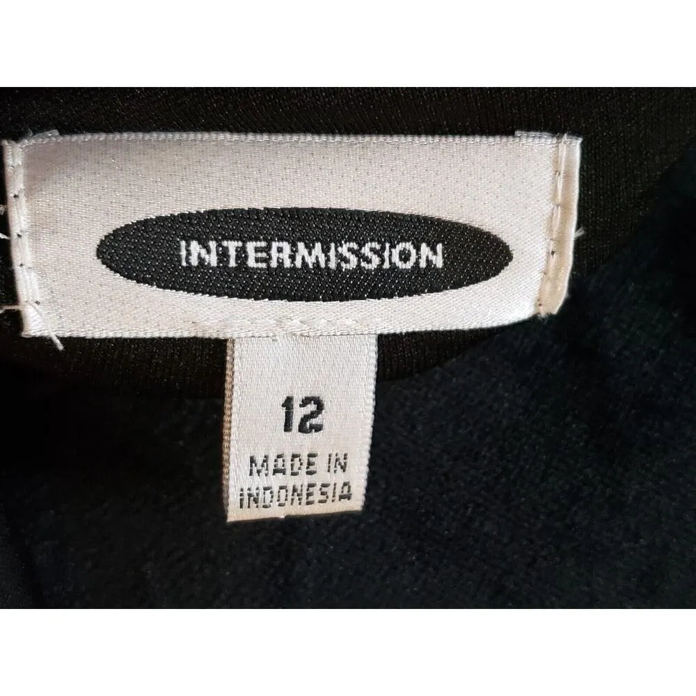 Intermission Women's Multicolor Round Neck Long Sleeve Knee Length Dress Size 12 - Image 9