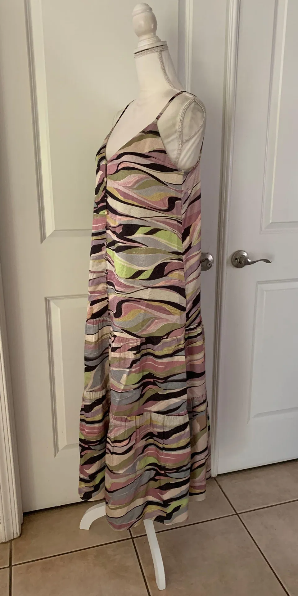 Ted Baker Printed Button-Through Cami Dress - Image 8