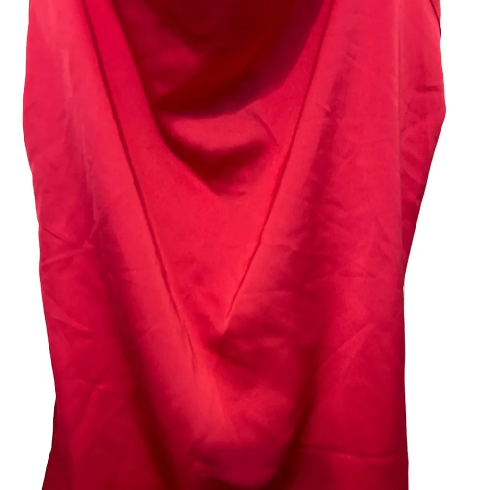 Boohoo fuchsia cowl neck cami size 4 - Image 2
