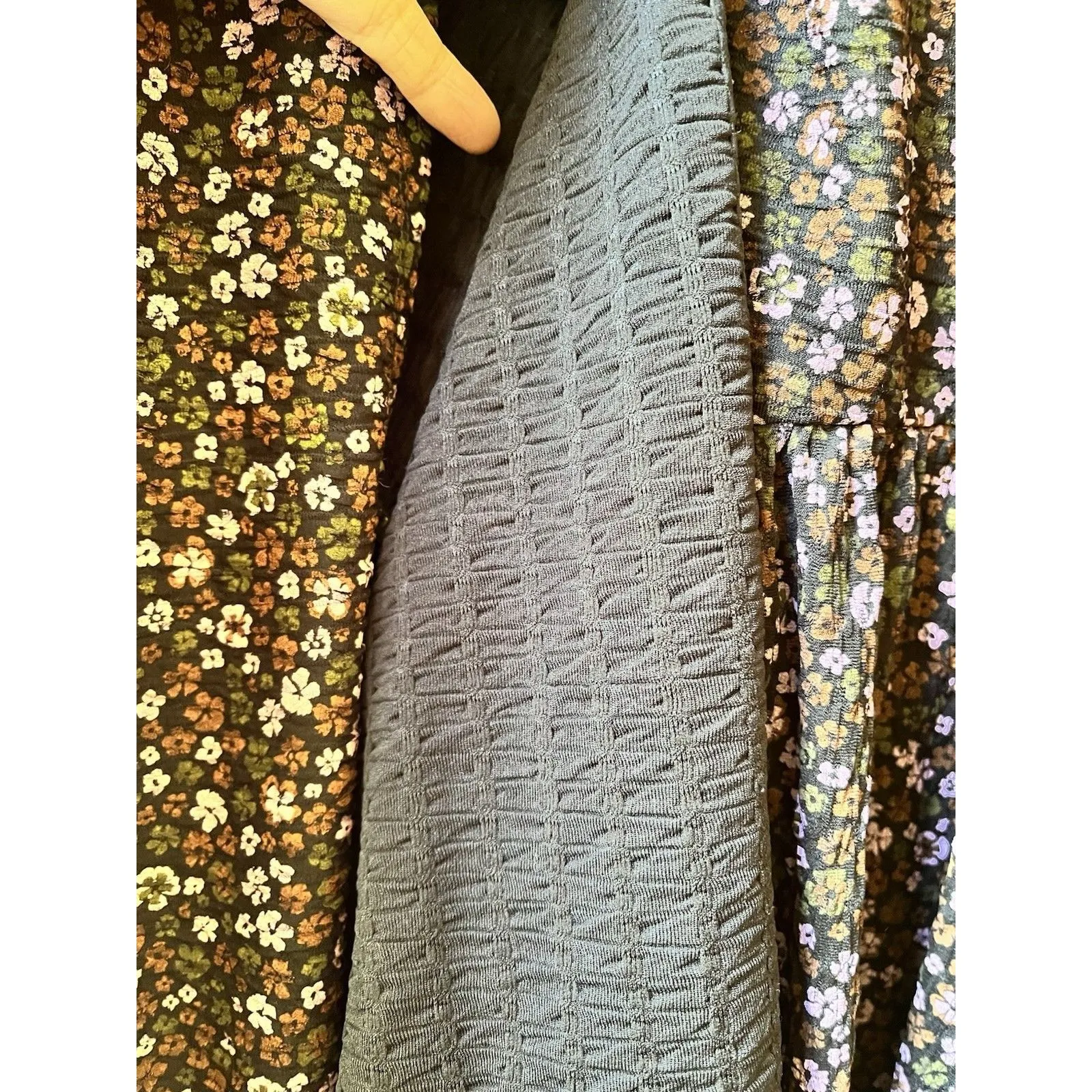 Asos Floral Babydoll Dress 12 Puff Sleeves Dark Fairy Romantic Academic Western - Image 6